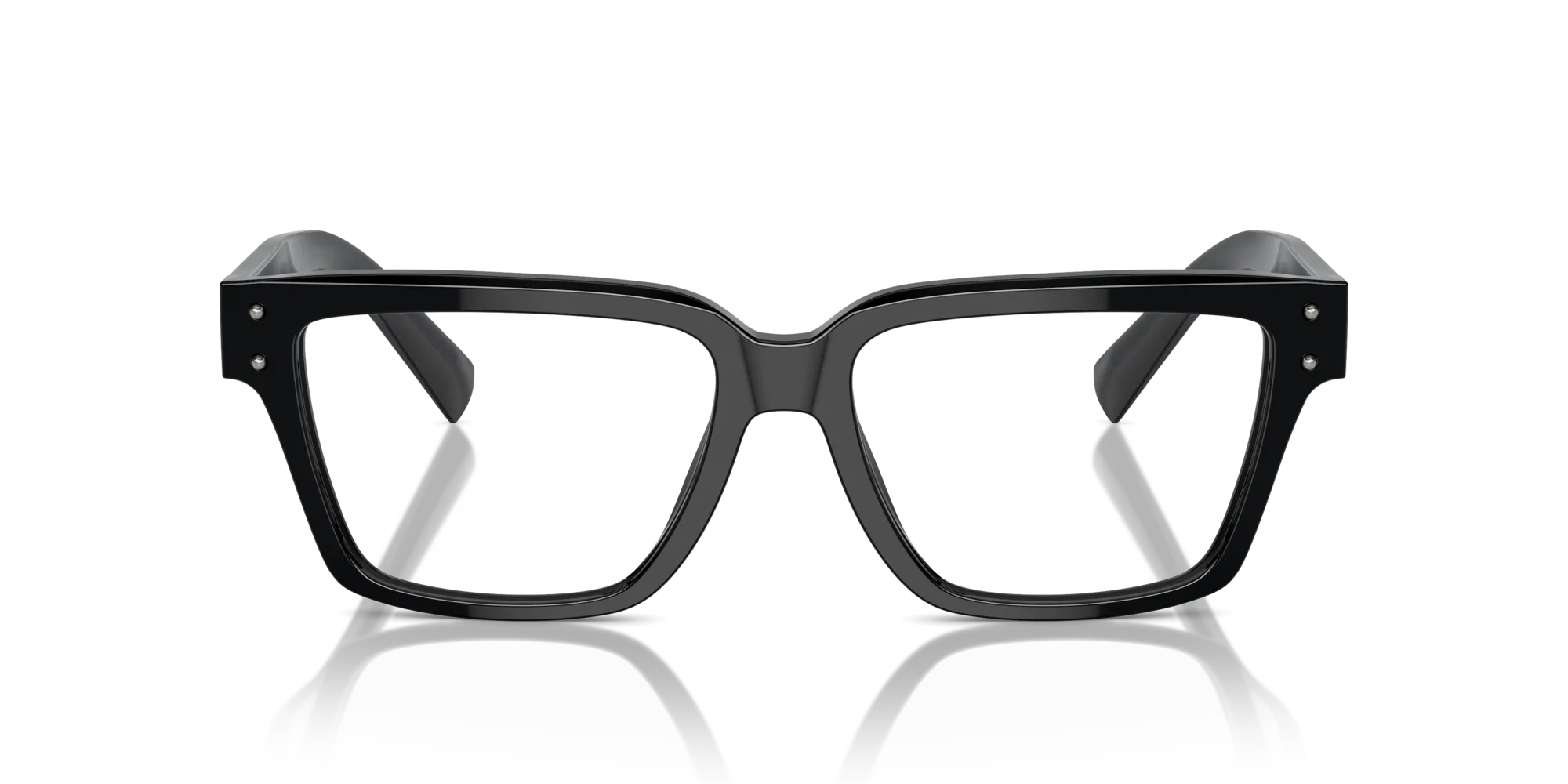 Dolce & Gabbana DG3383 501 Montature da vista Acetato Nero Squadrata Normale - immagine 3