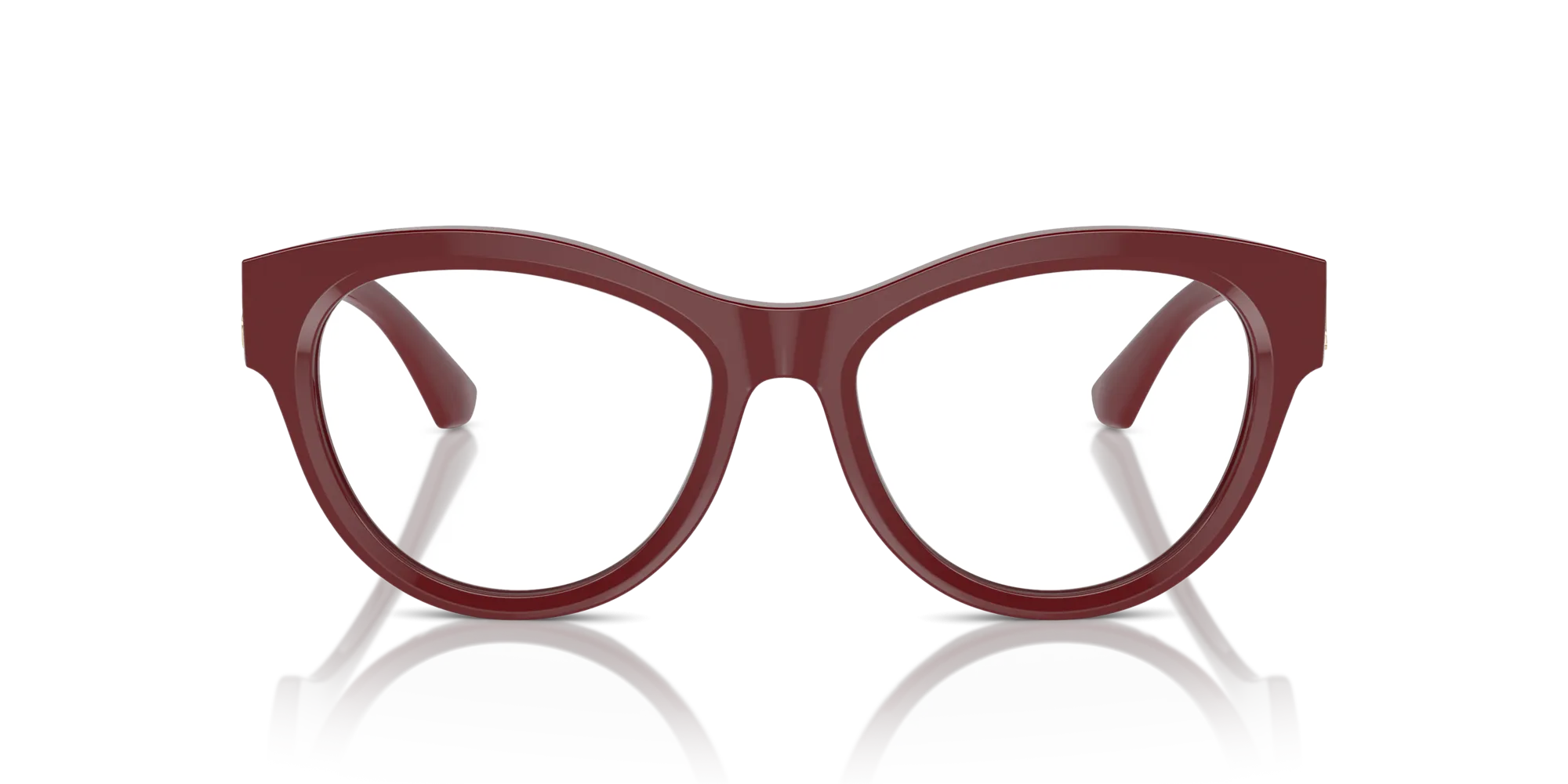 Burberry BE2404 4119 Montature da vista Acetato Rosso Trasparente Rotonda Normale - immagine 3
