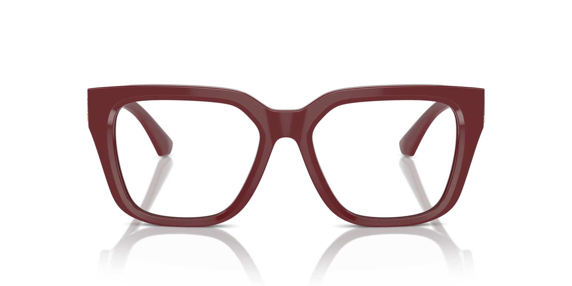 Burberry BE2403 4119 Montature da vista Acetato Rosso Trasparente Squadrata Normale - immagine 3