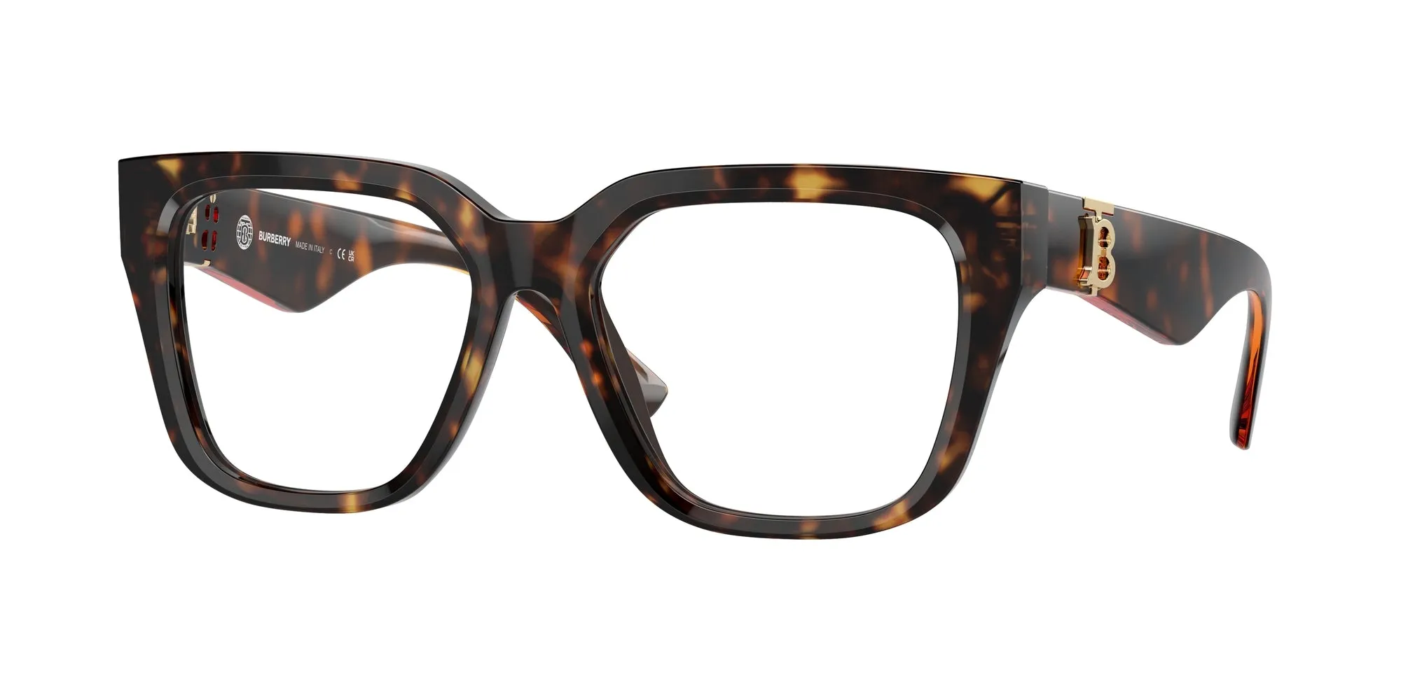 Burberry BE2403 3002 Montature da vista Acetato Marrone Squadrata Normale - immagine 1
