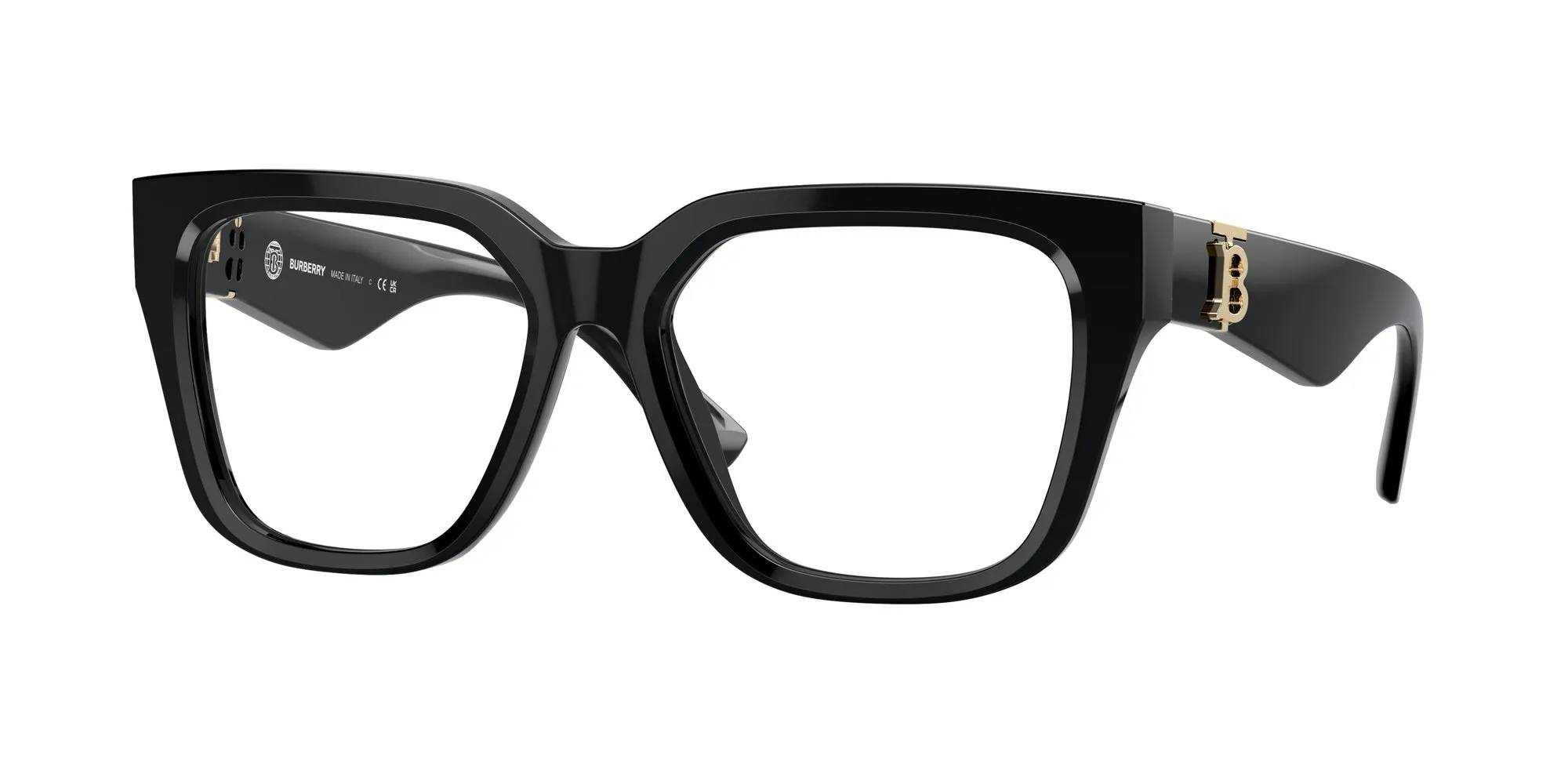 Burberry BE2403 3001 Montature da vista Acetato Nero Squadrata Normale - immagine 1