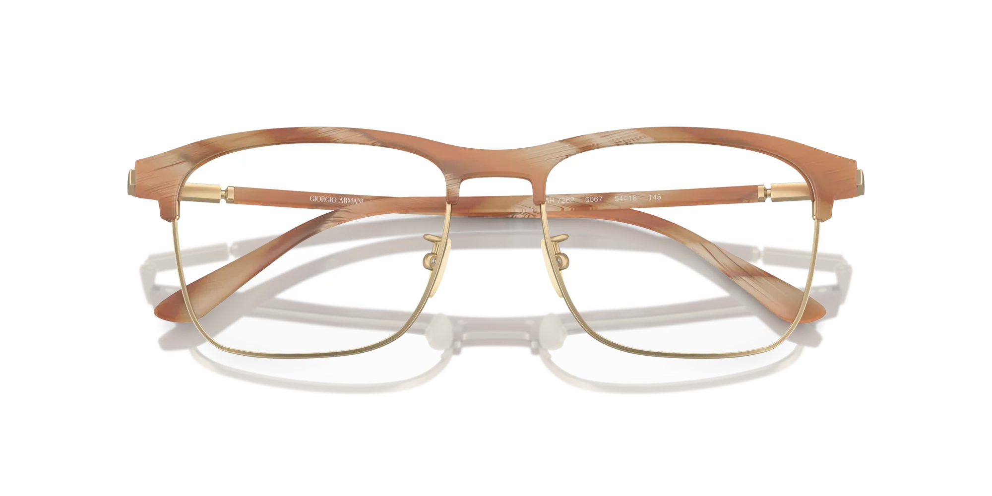 Giorgio Armani AR7262 6067 Montature da vista Acetato Giallo Squadrata Normale - immagine 2