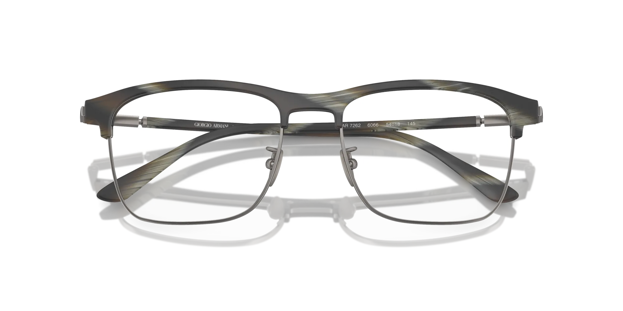 Giorgio Armani AR7262 6066 Montature da vista Acetato Verde Squadrata Normale - immagine 2