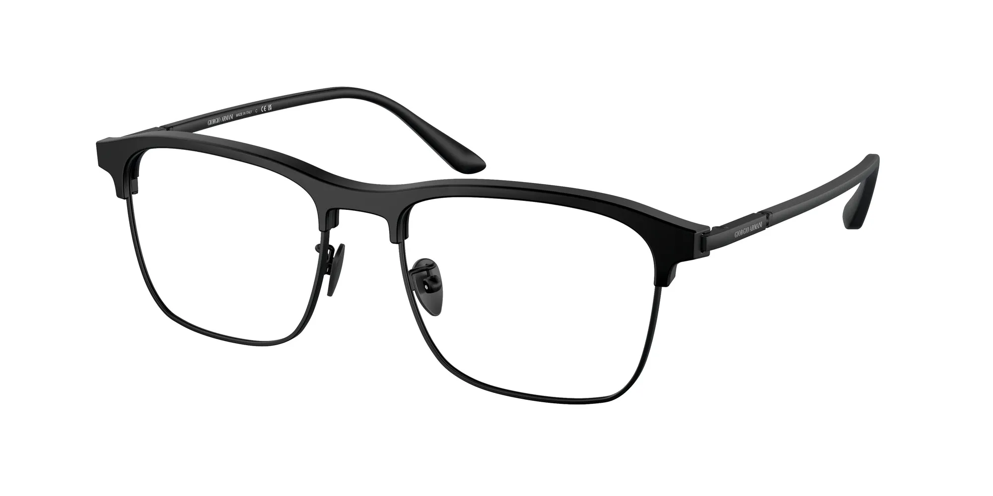 Giorgio Armani AR7262 5042 Montature da vista Acetato Nero Squadrata Normale - immagine 1