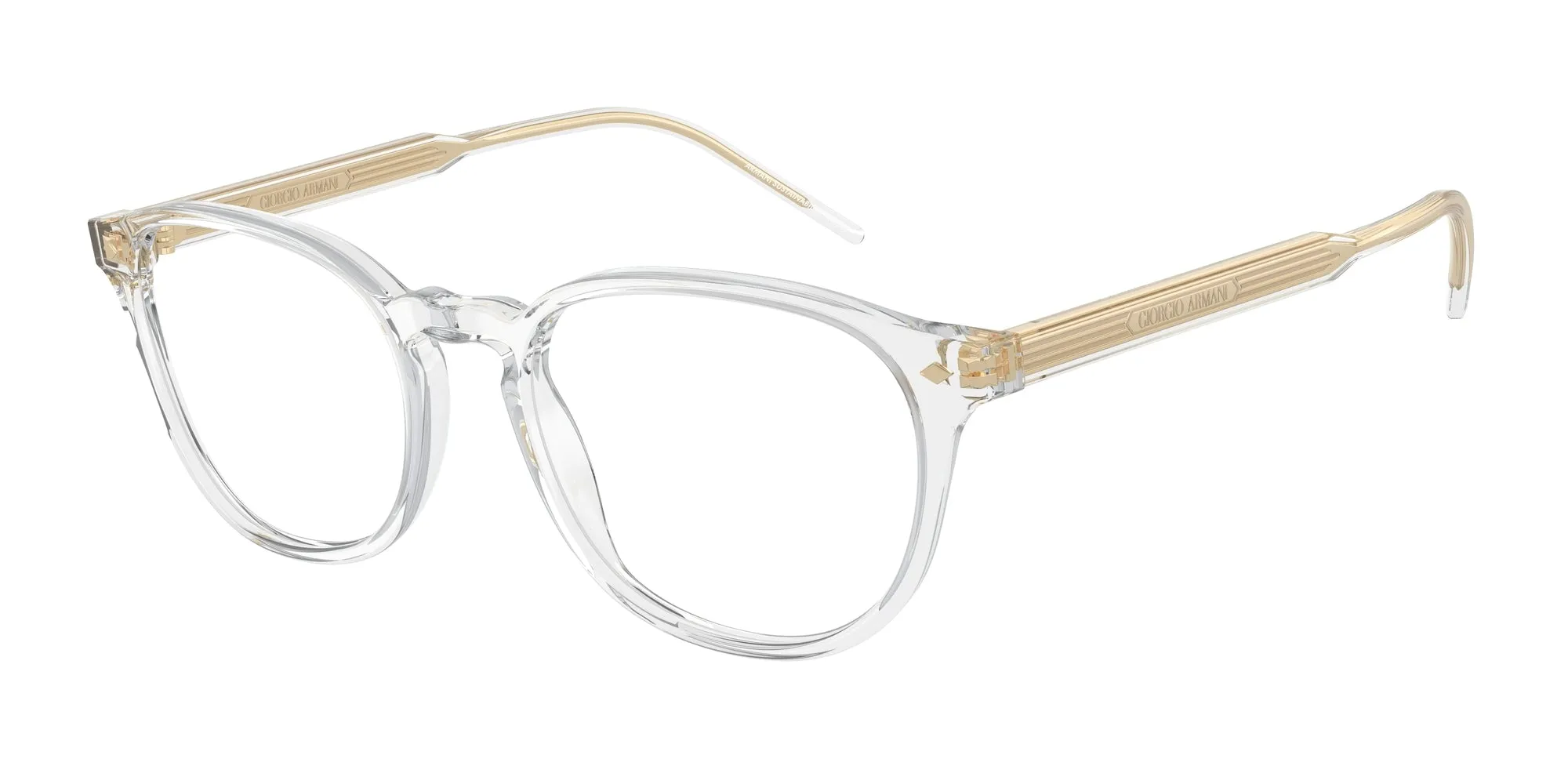 Giorgio Armani AR7259 6075 Montature da vista Acetato Trasparente Pantos Normale - immagine 1