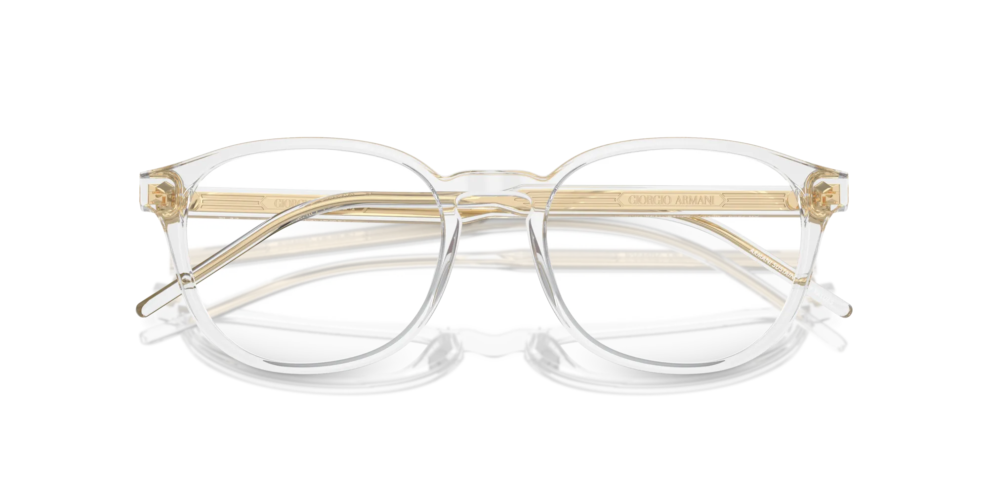 Giorgio Armani AR7259 6075 Montature da vista Acetato Trasparente Pantos Normale - immagine 2