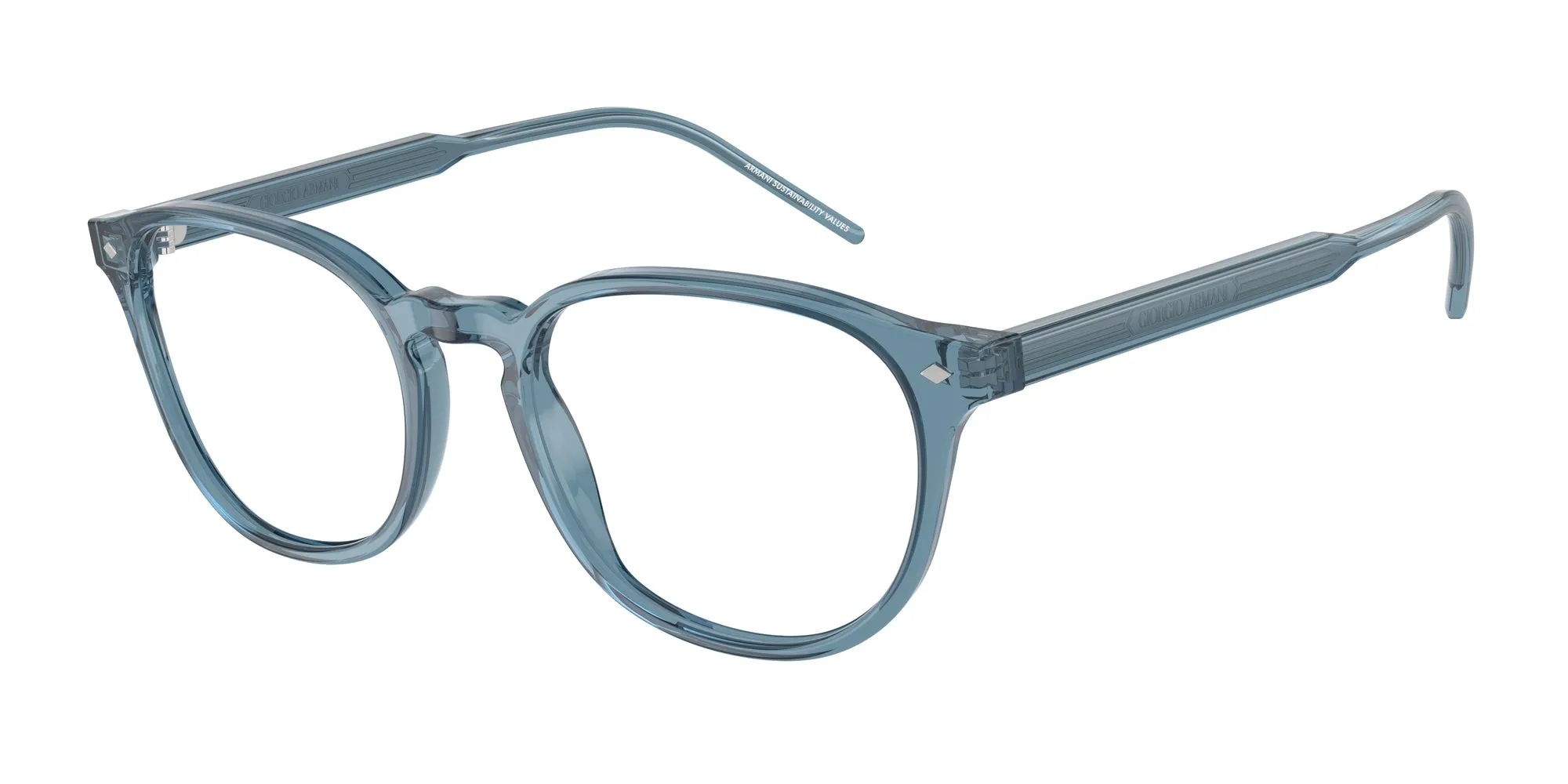 Giorgio Armani AR7259 6071 Montature da vista Acetato Blu Pantos Normale - immagine 1