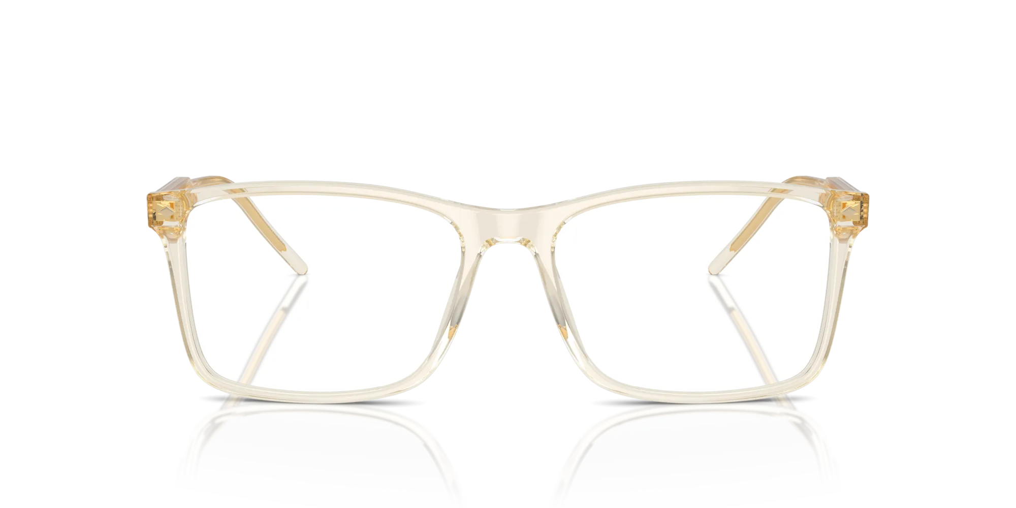 Giorgio Armani AR7258 6077 Montature da vista Acetato Giallo Squadrata Normale - immagine 3