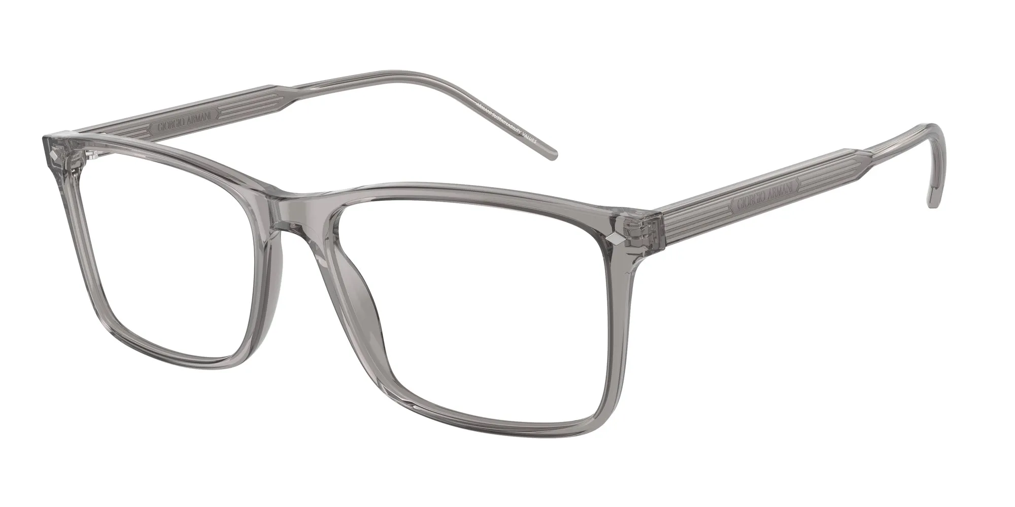 Giorgio Armani AR7258 6070 Montature da vista Acetato Grigio Squadrata Normale - immagine 1