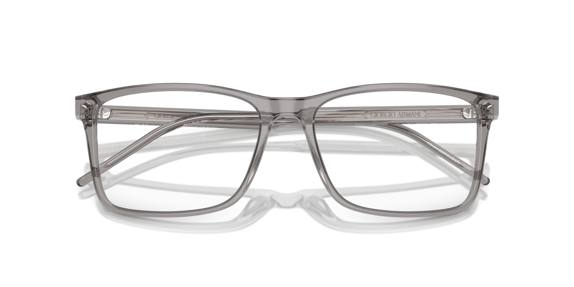 Giorgio Armani AR7258 6070 Montature da vista Acetato Grigio Squadrata Normale - immagine 2