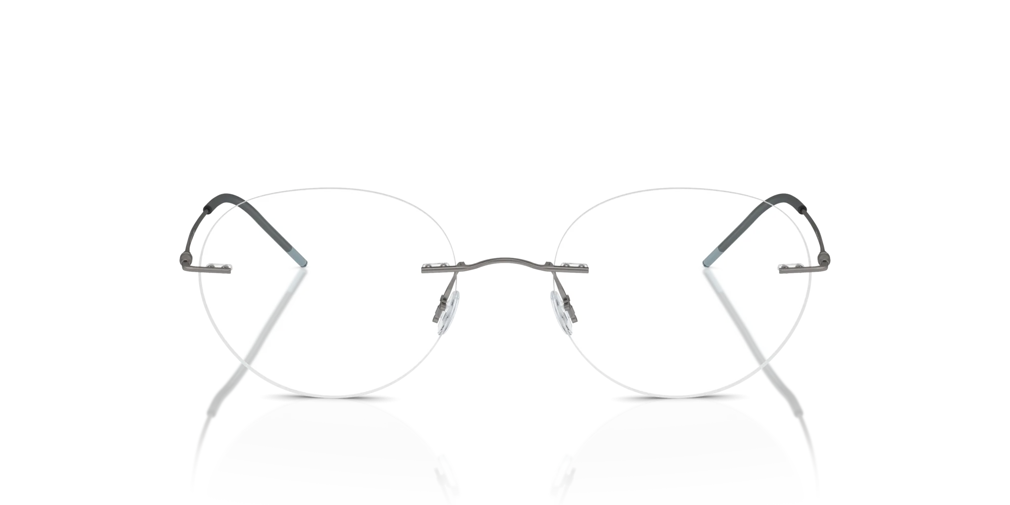 Giorgio Armani AR5147 3003 Montature da vista Metallo Grigio Trasparente Pantos Normale - immagine 3