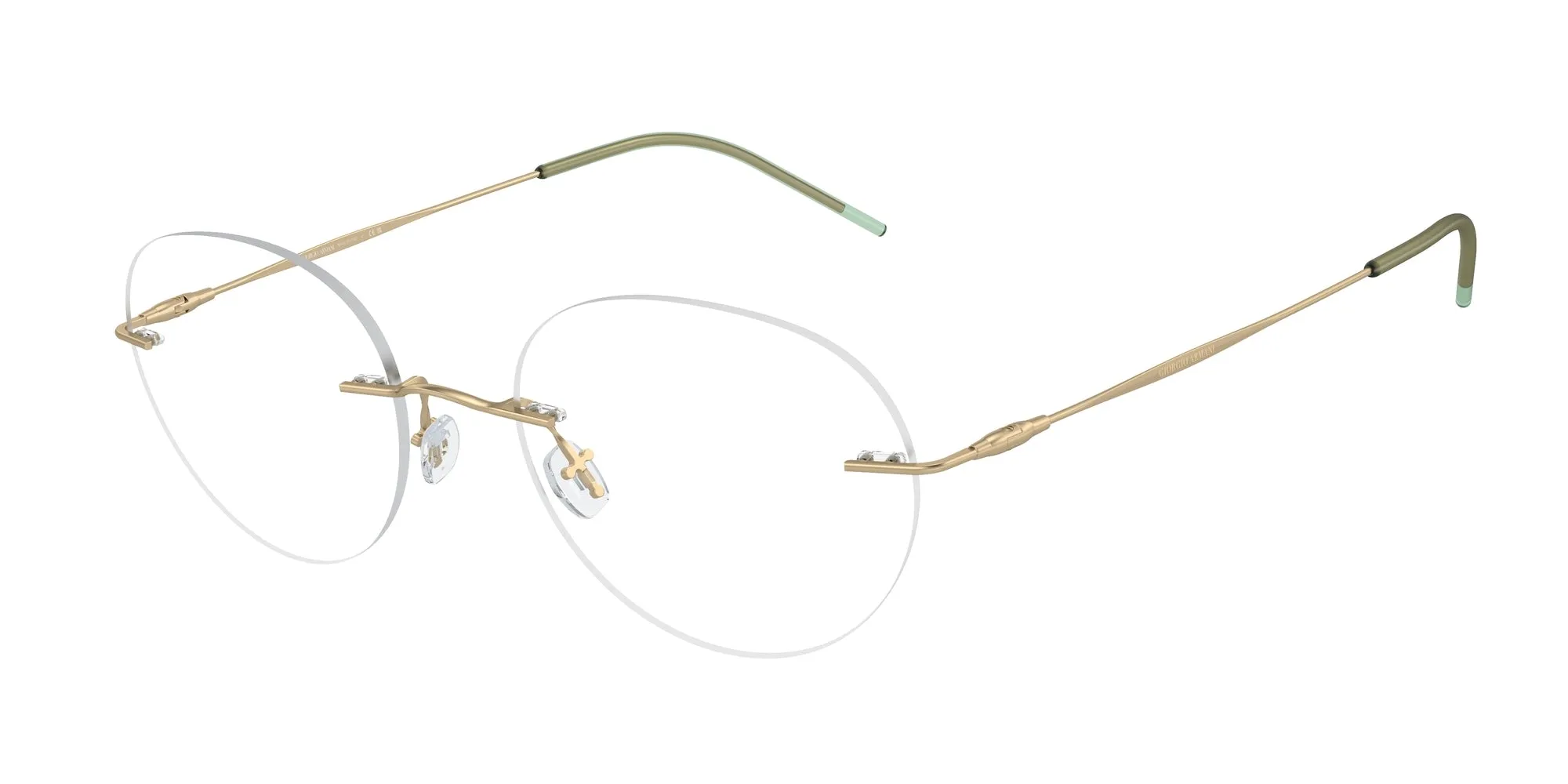 Giorgio Armani AR5147 3002 Montature da vista Metallo Oro Pantos Normale - immagine 1