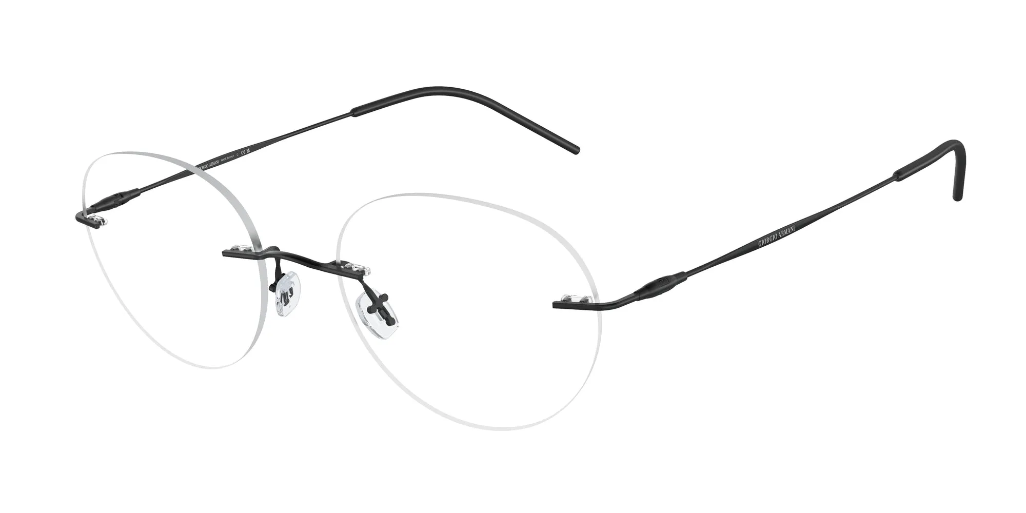 Giorgio Armani AR5147 3001 Montature da vista Metallo Nero Trasparente Pantos Normale - immagine 1