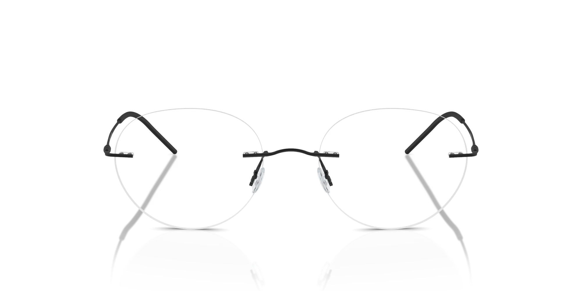 Giorgio Armani AR5147 3001 Montature da vista Metallo Nero Trasparente Pantos Normale - immagine 3