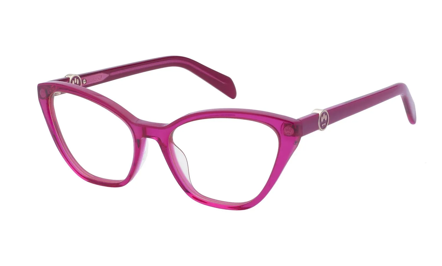 Barrow VBA009V CALYPSO 03GB Montature da vista Acetato Viola Giallo Cat Eye Normale - immagine 1