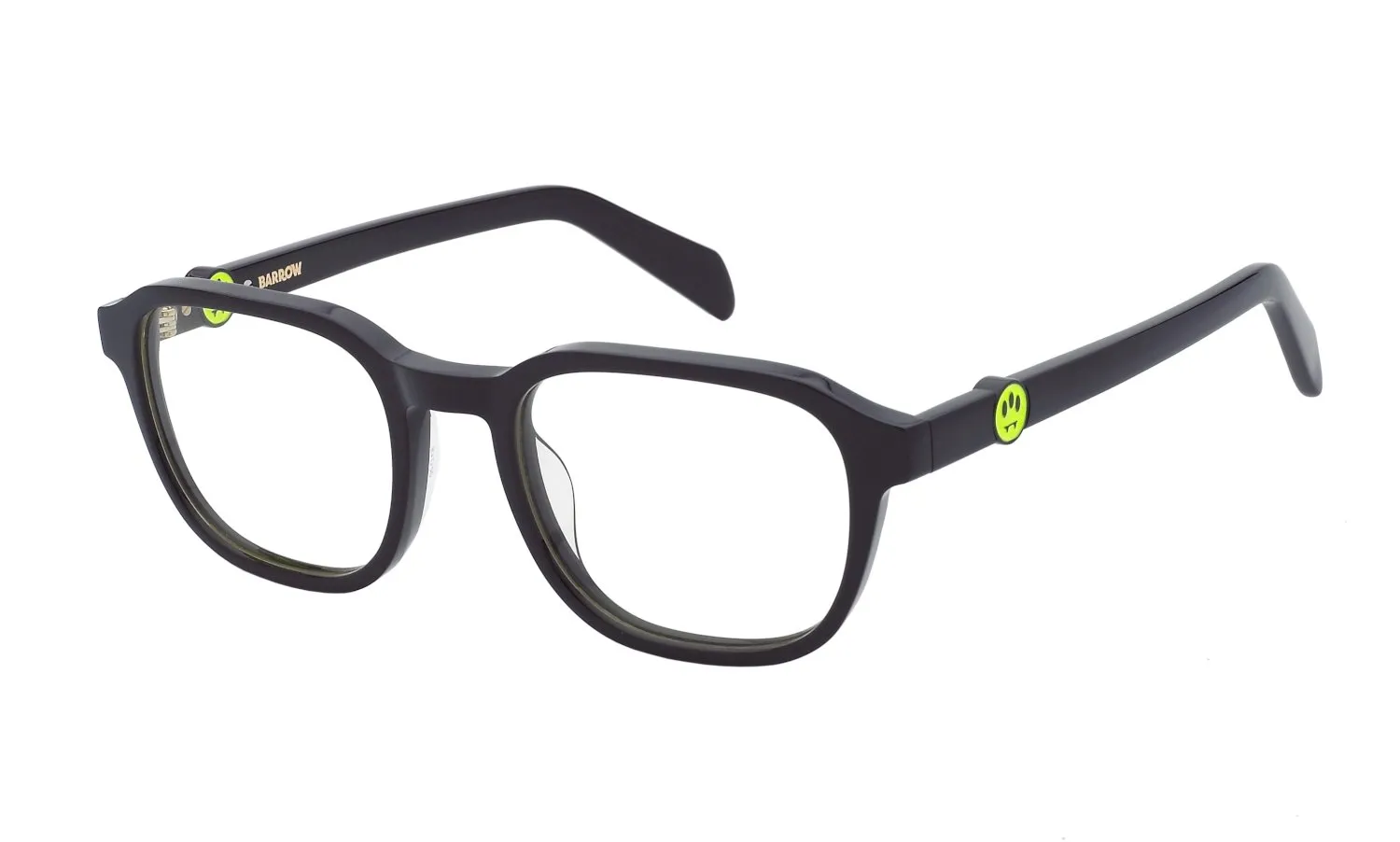 Barrow VBA008 BURNER 700 Montature da vista Acetato Nero Giallo Squadrata Normale - immagine 1