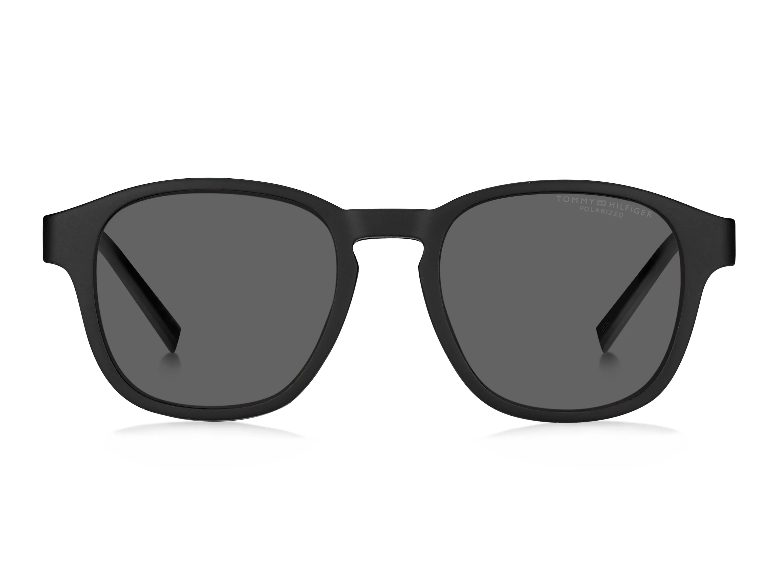Tommy Hilfiger TH 2085/CS 003/M9 Occhiali da sole Bio Poliammide Nero-opaco Grigio Squadrata Polarizzata Clip-on - immagine 2