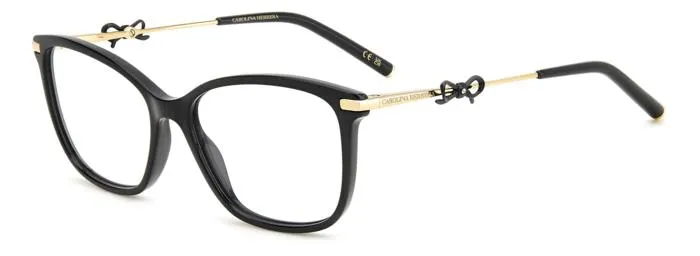 Carolina Herrera HER 0218 2M2 Montature da vista Bio-acetato Nero Squadrata - immagine 1