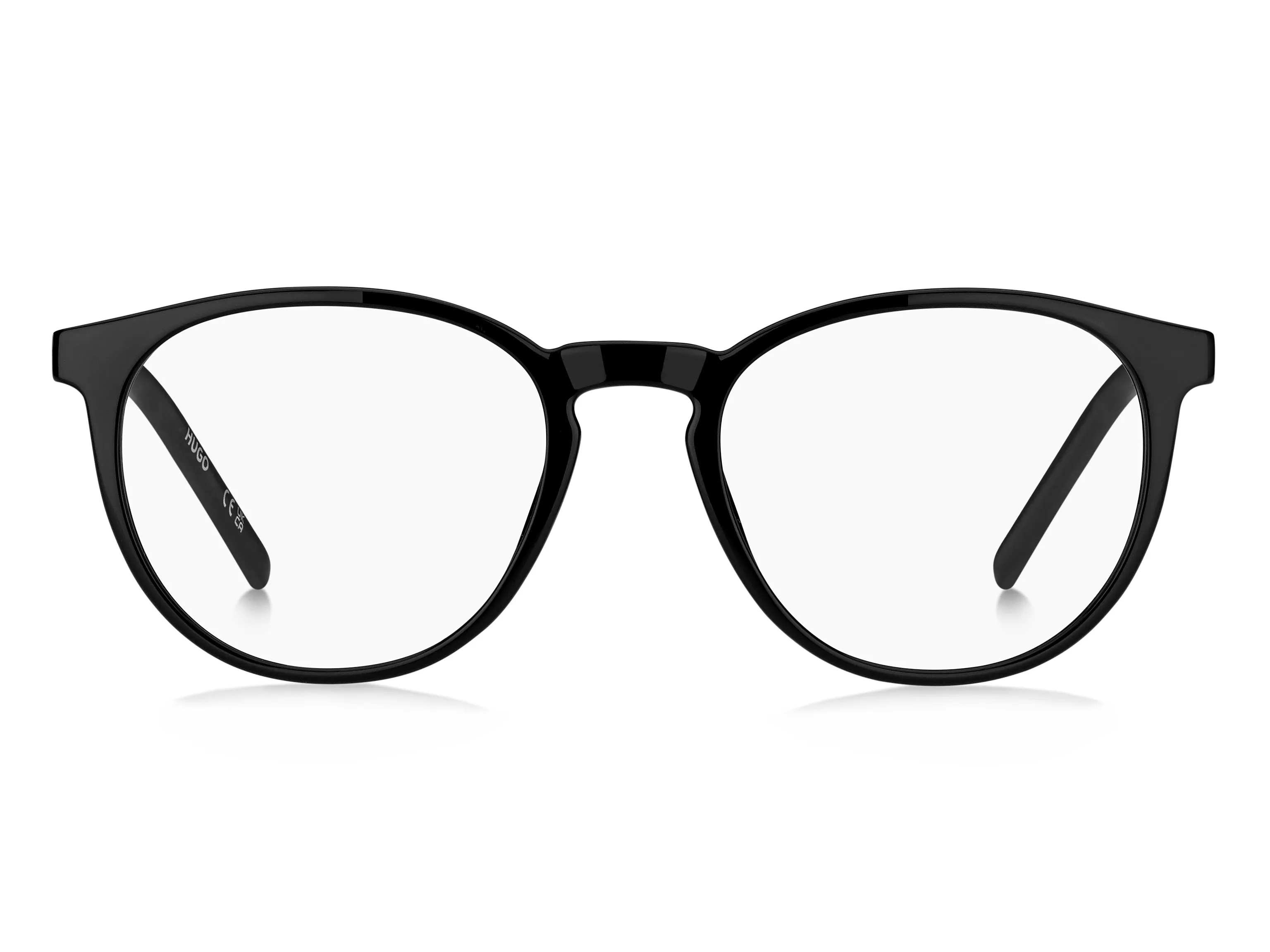 Hugo Boss HG 1308 807 Montature da vista Iniettato Nero Rotonda - immagine 2
