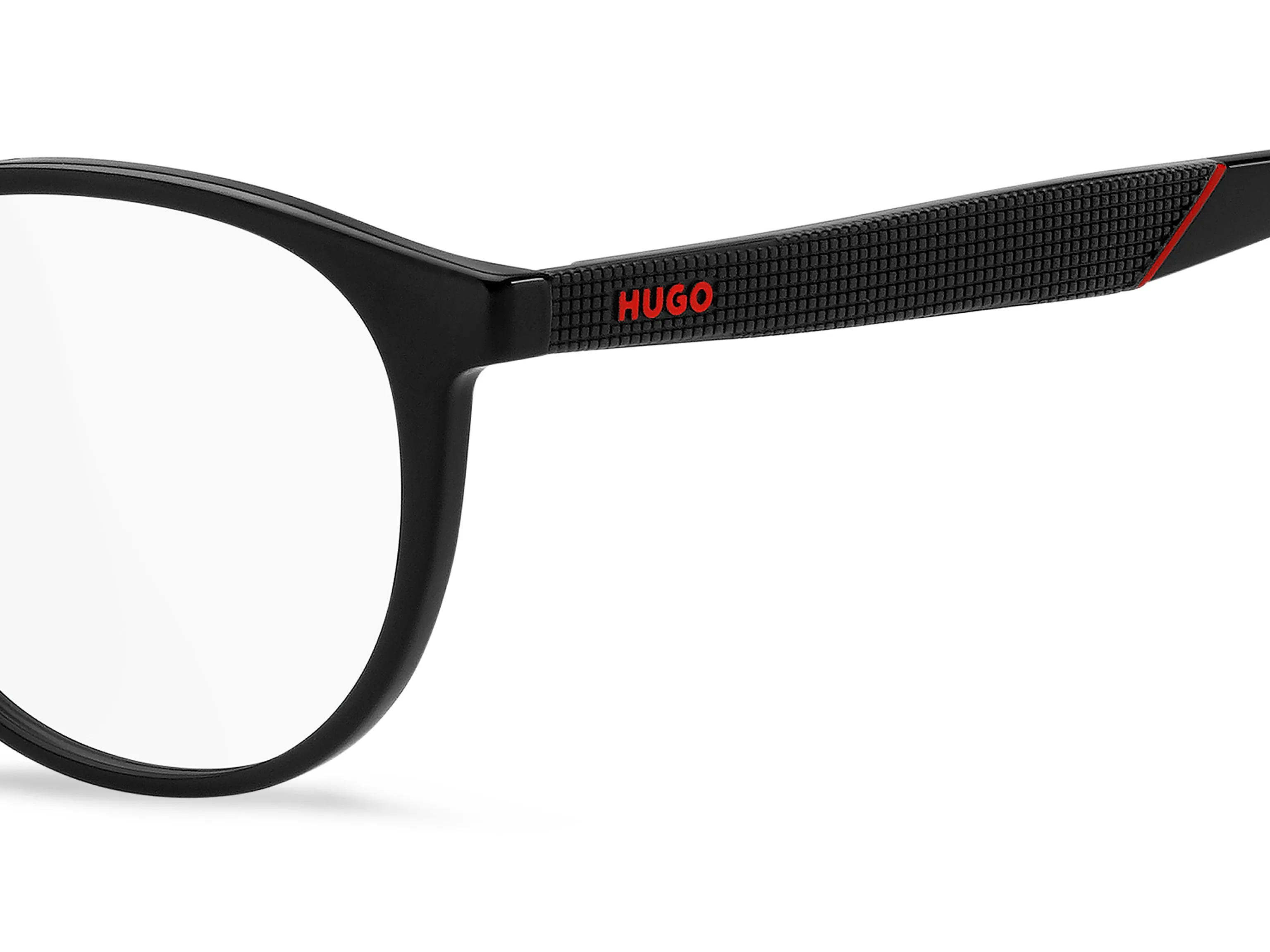 Hugo Boss HG 1308 807 Montature da vista Iniettato Nero Rotonda - immagine 3