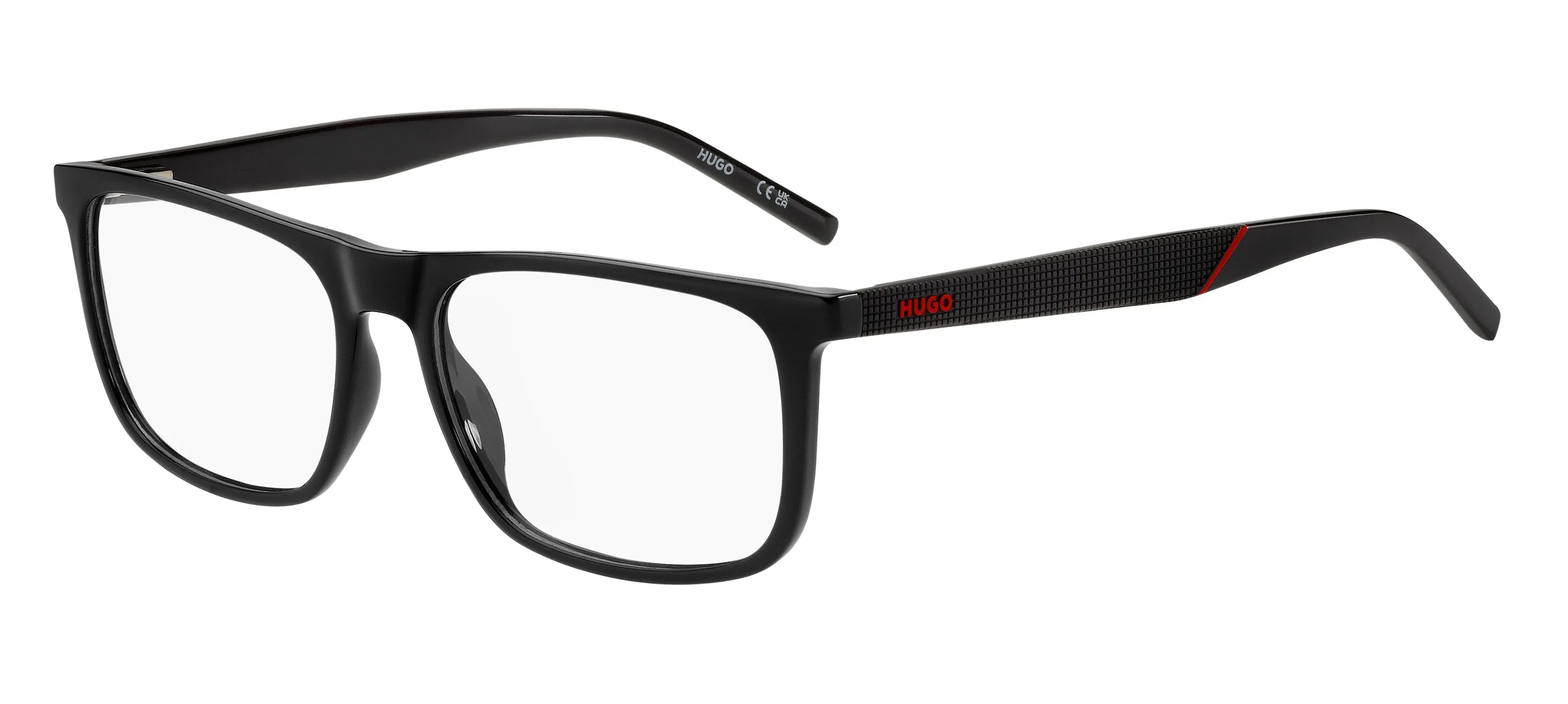 Hugo Boss HG 1307 807 Montature da vista Iniettato Nero Squadrata - immagine 1