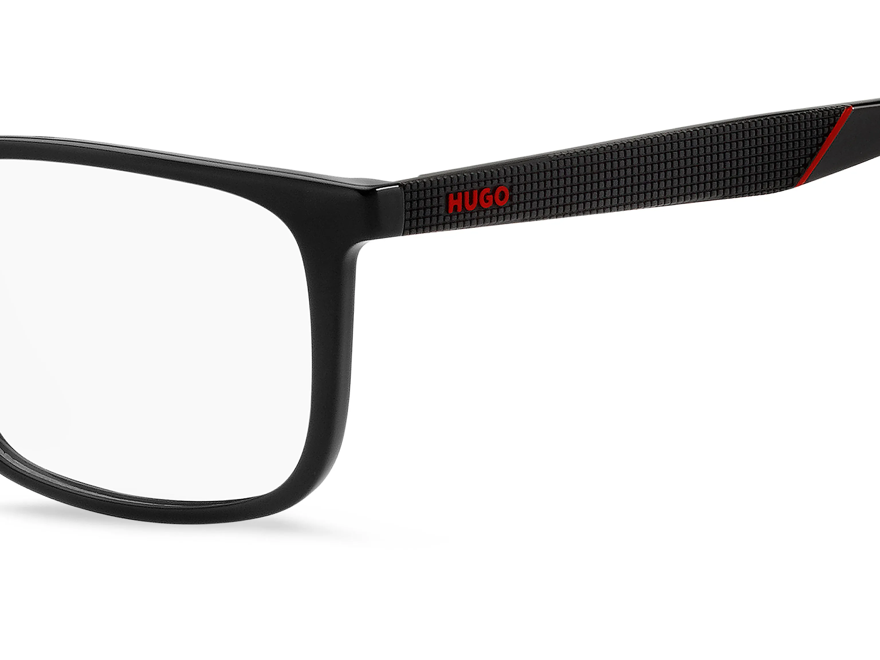 Hugo Boss HG 1307 807 Montature da vista Iniettato Nero Squadrata - immagine 3