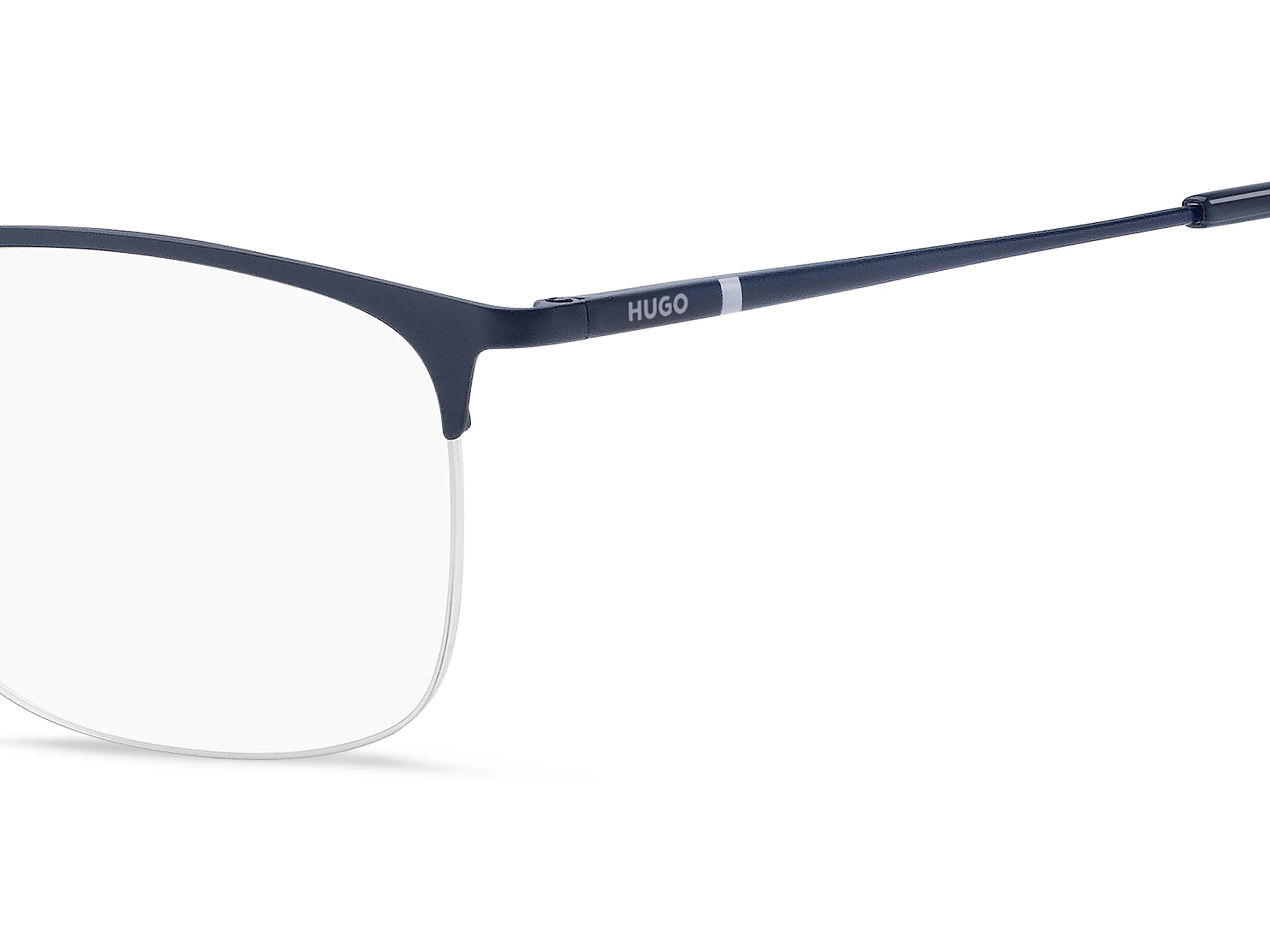Hugo Boss HG 1291 XW0 Montature da vista Acciaio Blu Squadrata - immagine 3