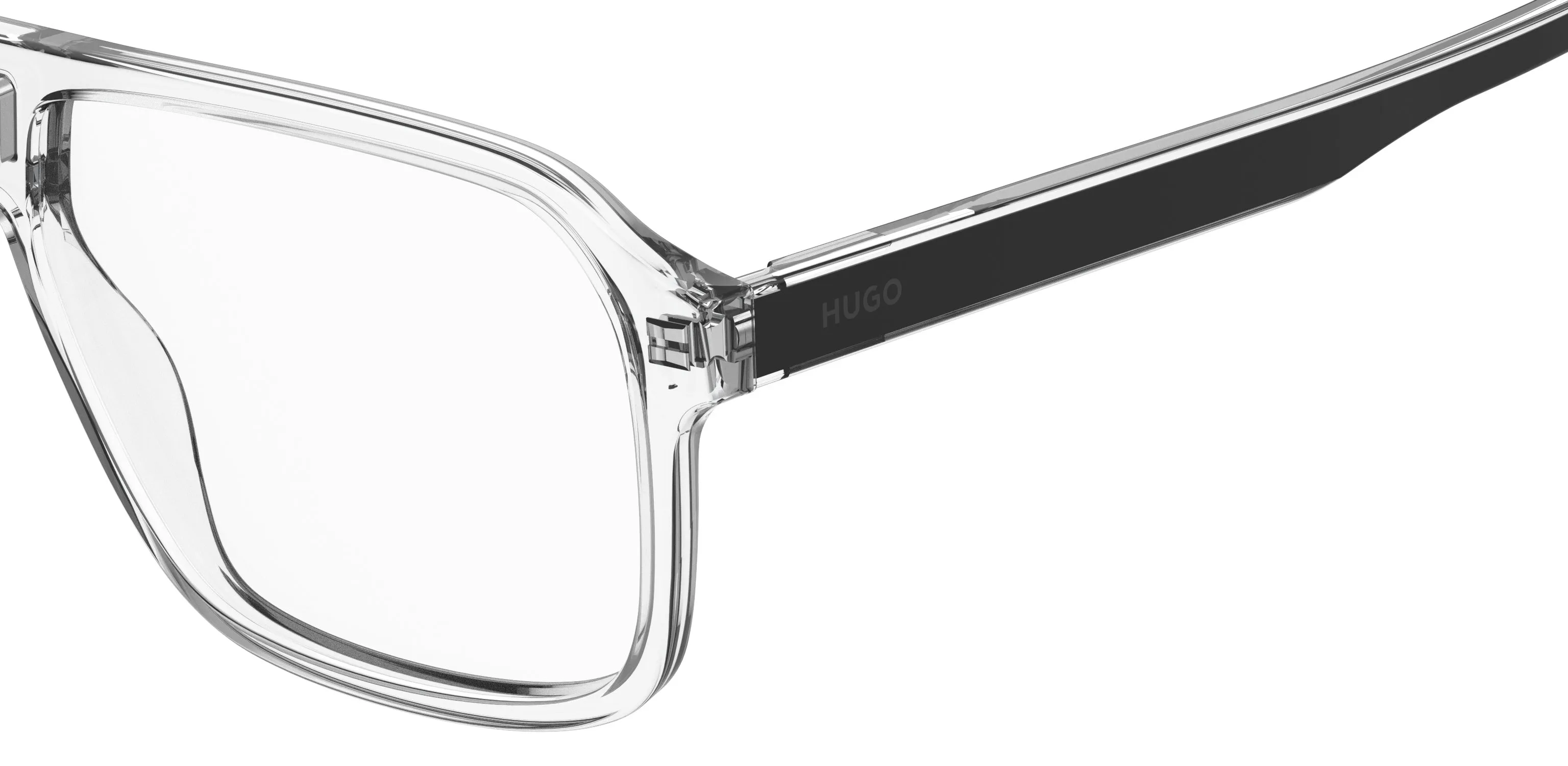 Hugo Boss HG 1299 7C5 Montature da vista Acetato Cristallo Pilot - immagine 3