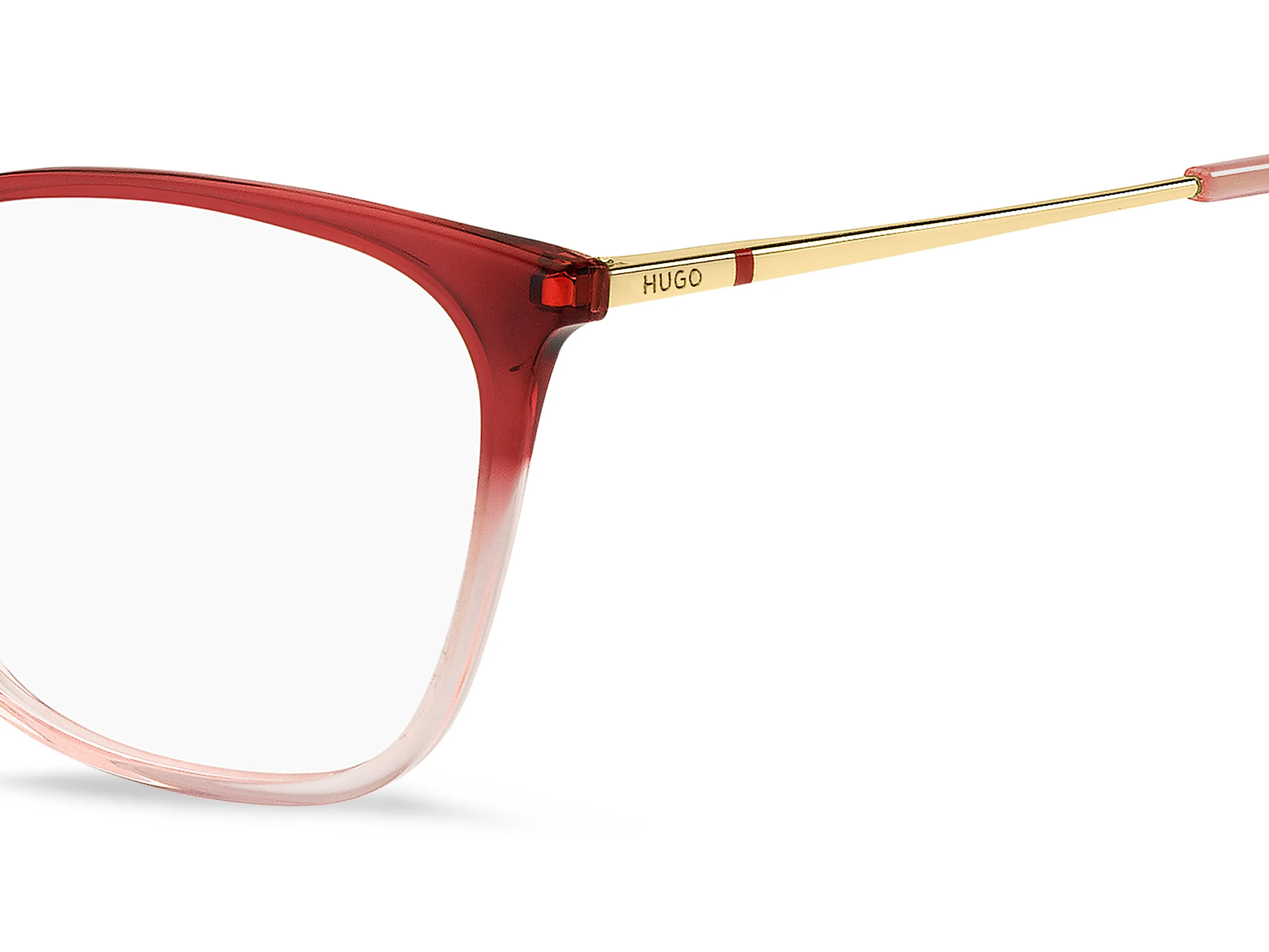 Hugo Boss HG 1294 0T5 Montature da vista Acetato Bordeaux Farfalla - immagine 3