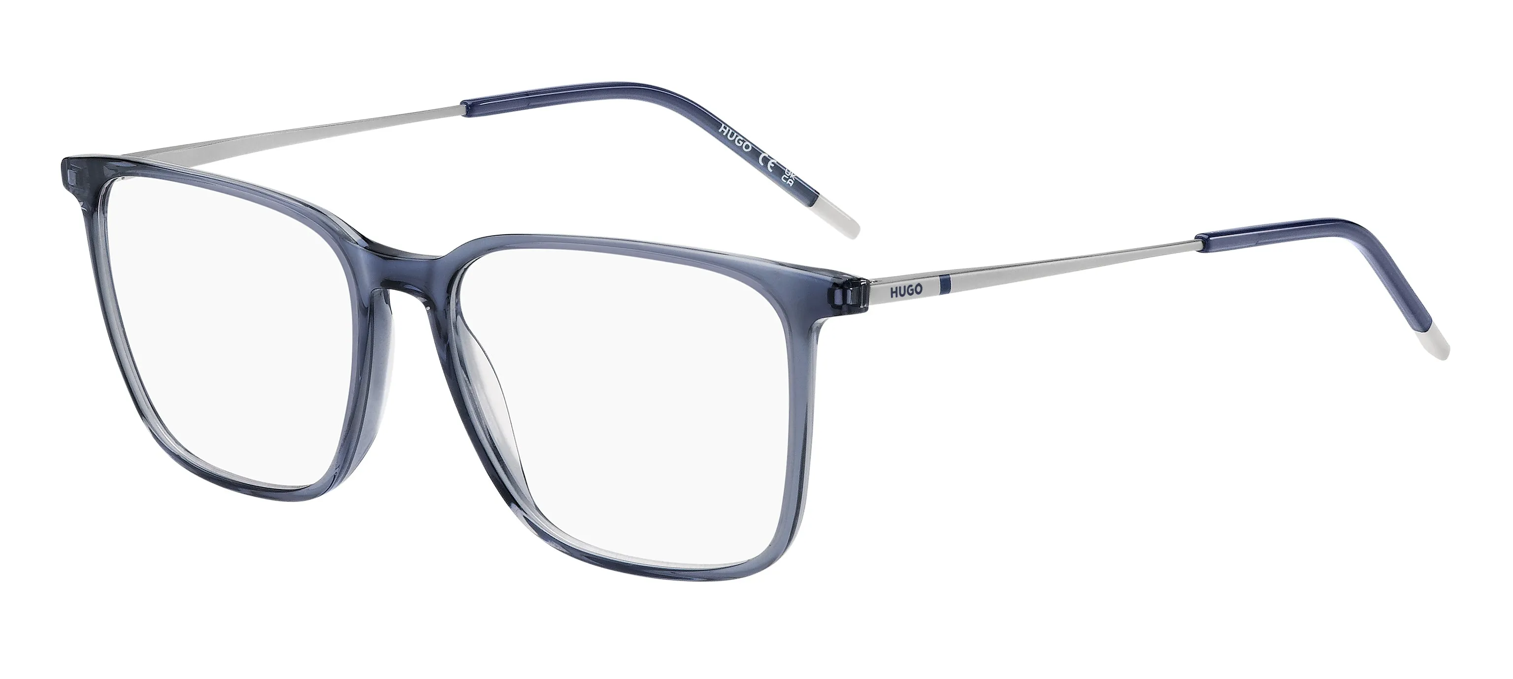 Hugo Boss HG 1288 B88 Montature da vista Acetato Blu Squadrata - immagine 1