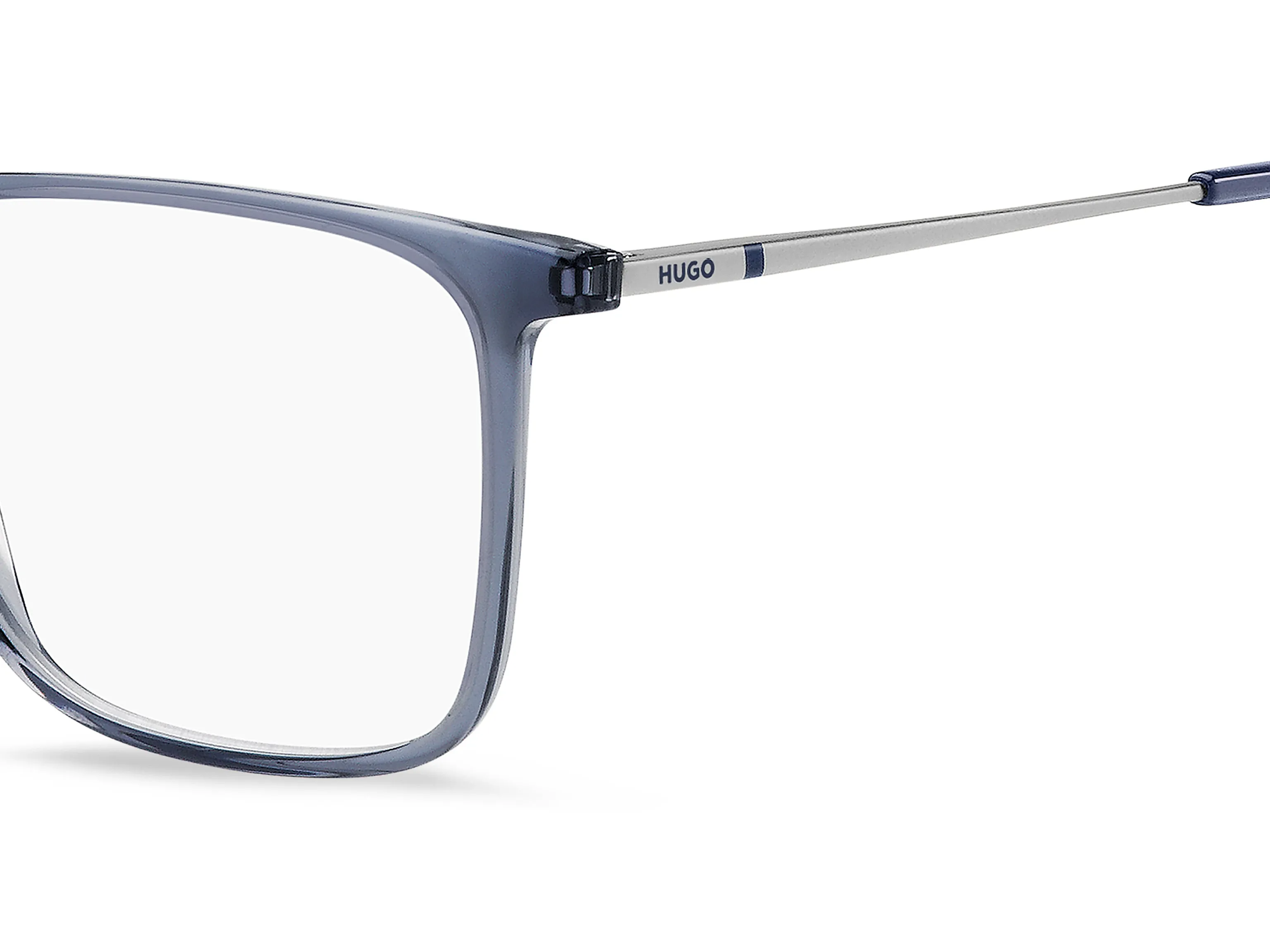 Hugo Boss HG 1288 B88 Montature da vista Acetato Blu Squadrata - immagine 3