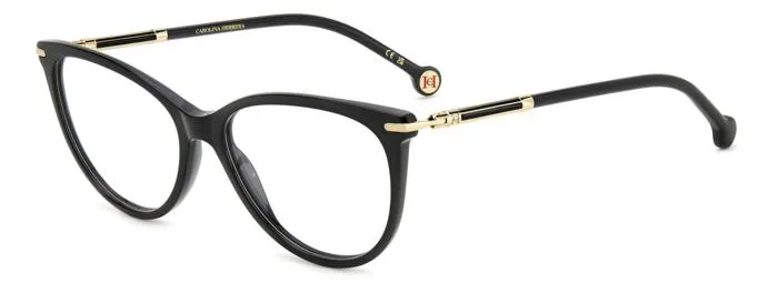 Carolina Herrera HER 0231 807 Montature da vista Acetato Nero Cat Eye - immagine 1