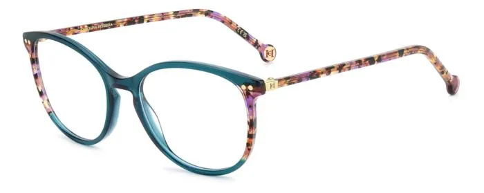 Carolina Herrera HER 0247 1ED Montature da vista Acetato Verde Cat Eye - immagine 1