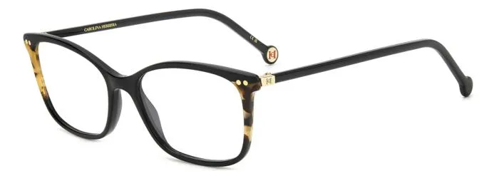 Carolina Herrera HER 0246 WR7 Montature da vista Acetato Nero Squadrata - immagine 1