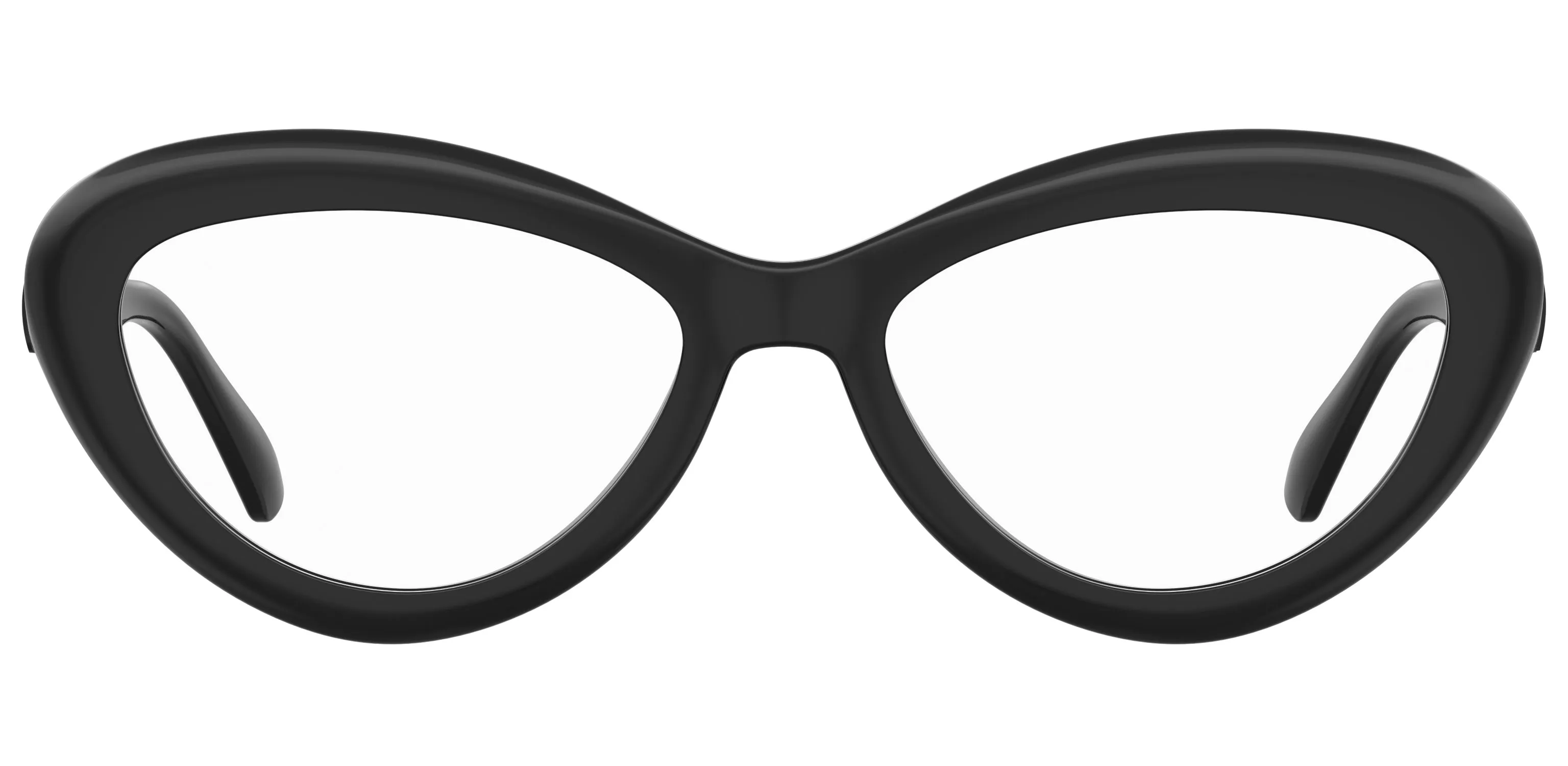 Moschino MOS635 807 Montature da vista Acetato Nero Cat Eye - immagine 2