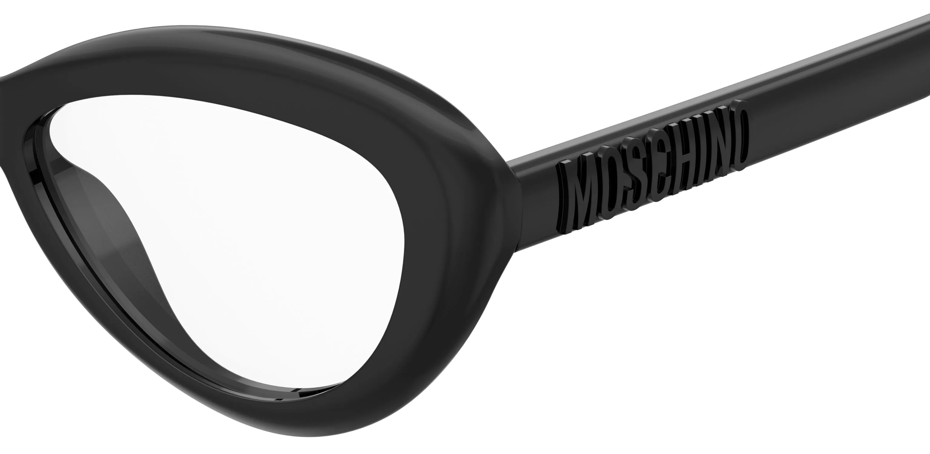 Moschino MOS635 807 Montature da vista Acetato Nero Cat Eye - immagine 3