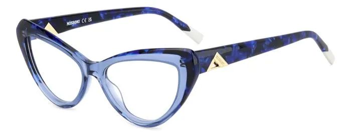 Missoni MIS 0172 468 Montature da vista Acetato Blu Cat Eye - immagine 1