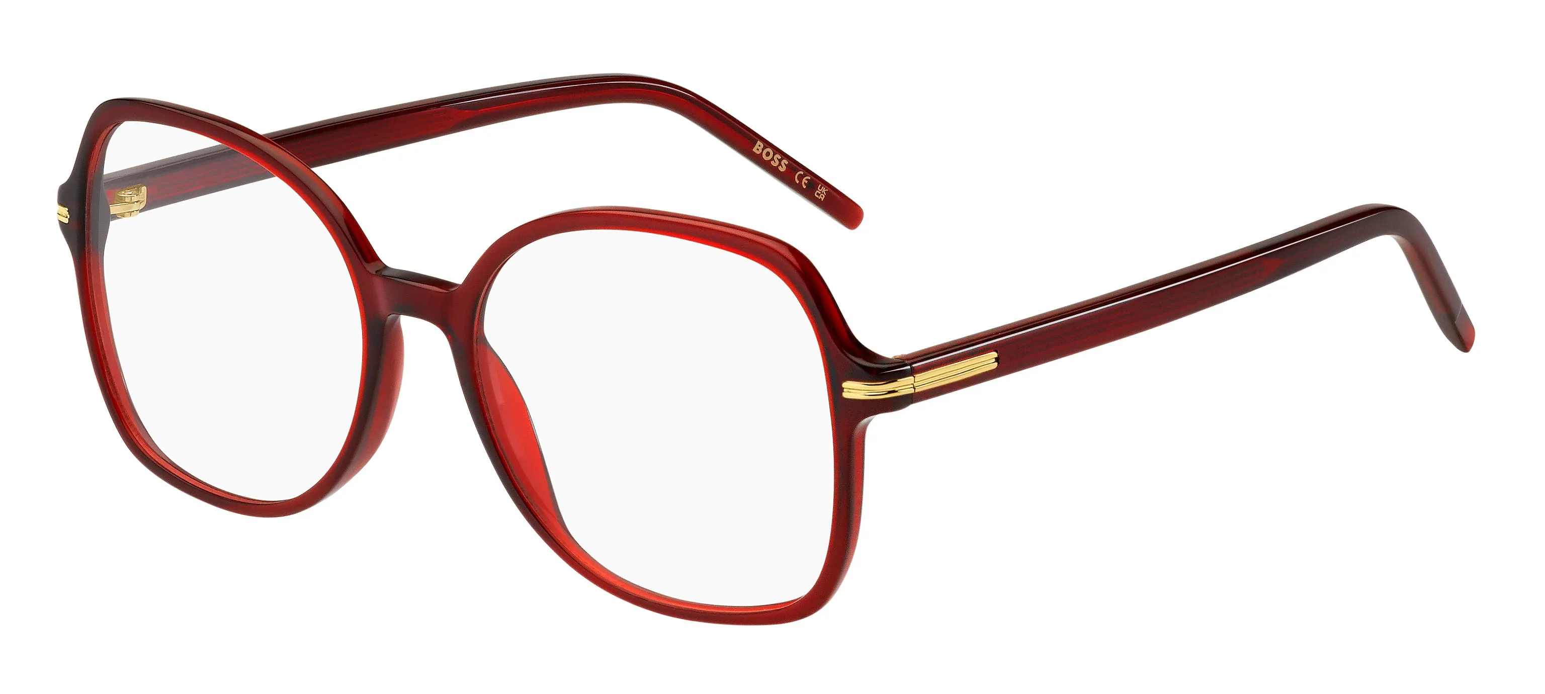 Hugo Boss BOSS 1658 C9A Montature da vista Acetato Rosso Farfalla - immagine 1