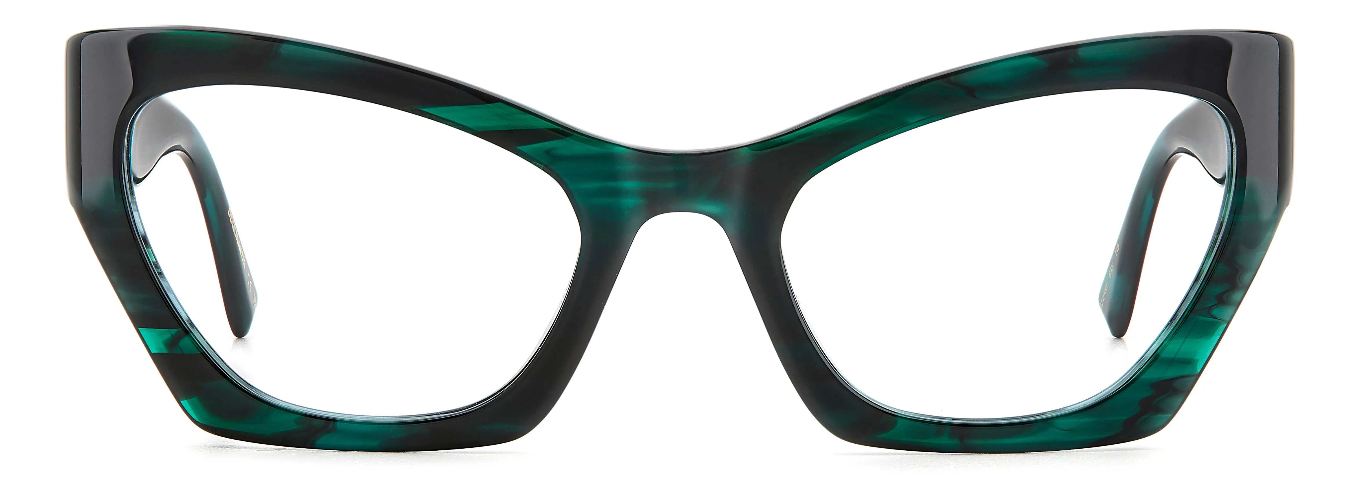 Dsquared2 D2 0133 6AK Montature da vista Acetato Verde Cat Eye - immagine 2