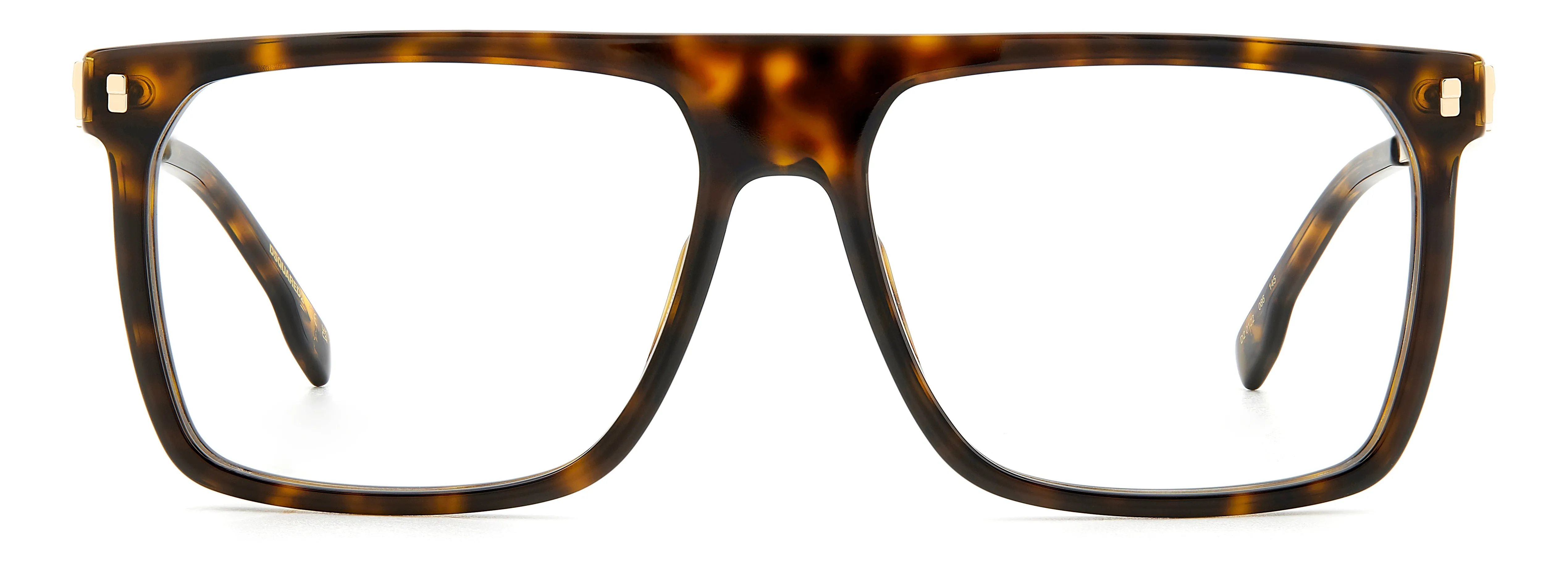Dsquared2 D2 0122 086 Montature da vista Acetato Havana Squadrata - immagine 2