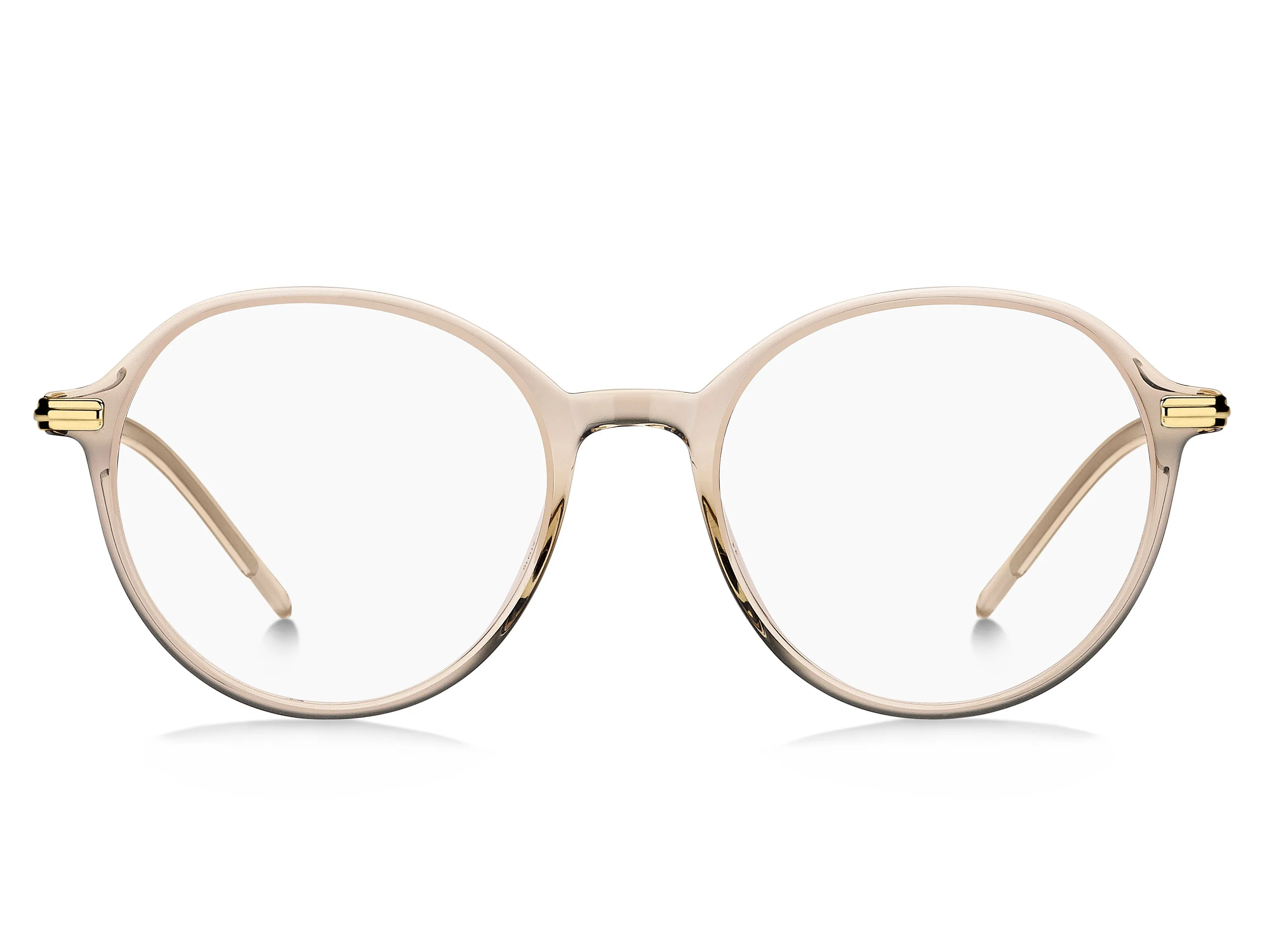 Hugo Boss BOSS 1664 84A Montature da vista Acetato Beige Rotonda - immagine 2