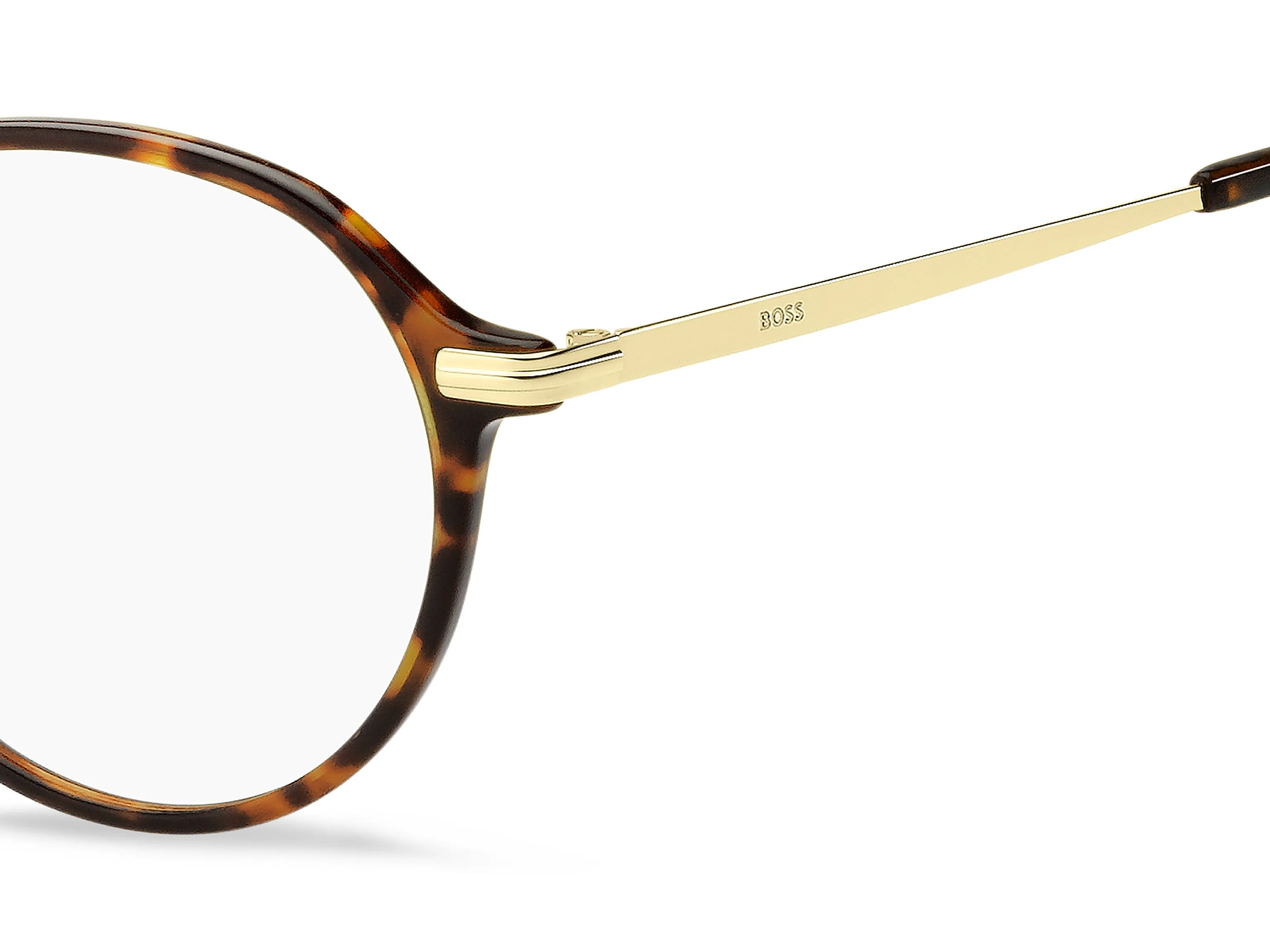 Hugo Boss BOSS 1664 2IK Montature da vista Acetato Havana Rotonda - immagine 3