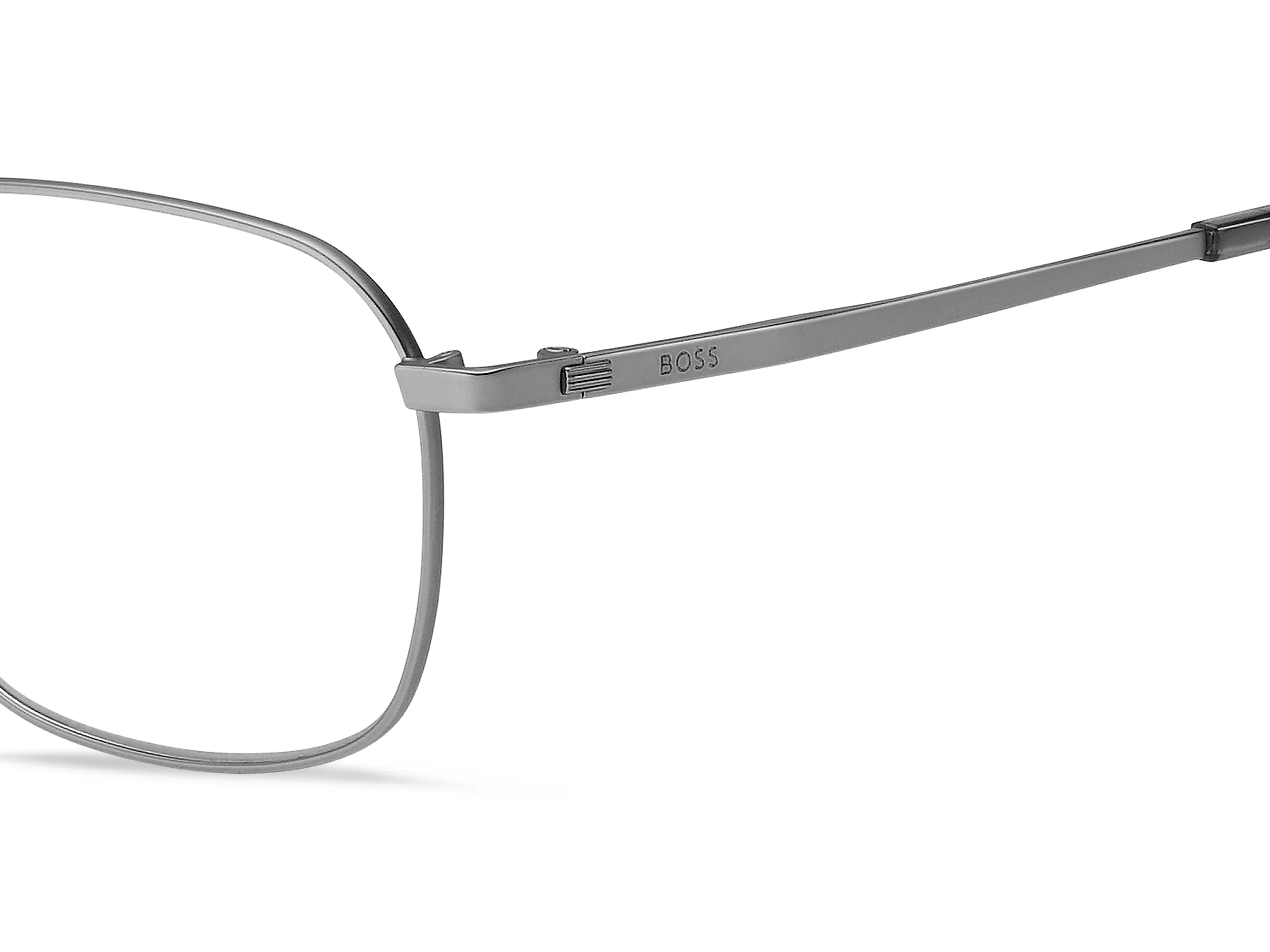 Hugo Boss BOSS 1674/F R81 Montature da vista Acciaio Grigio opaco Squadrata - immagine 3