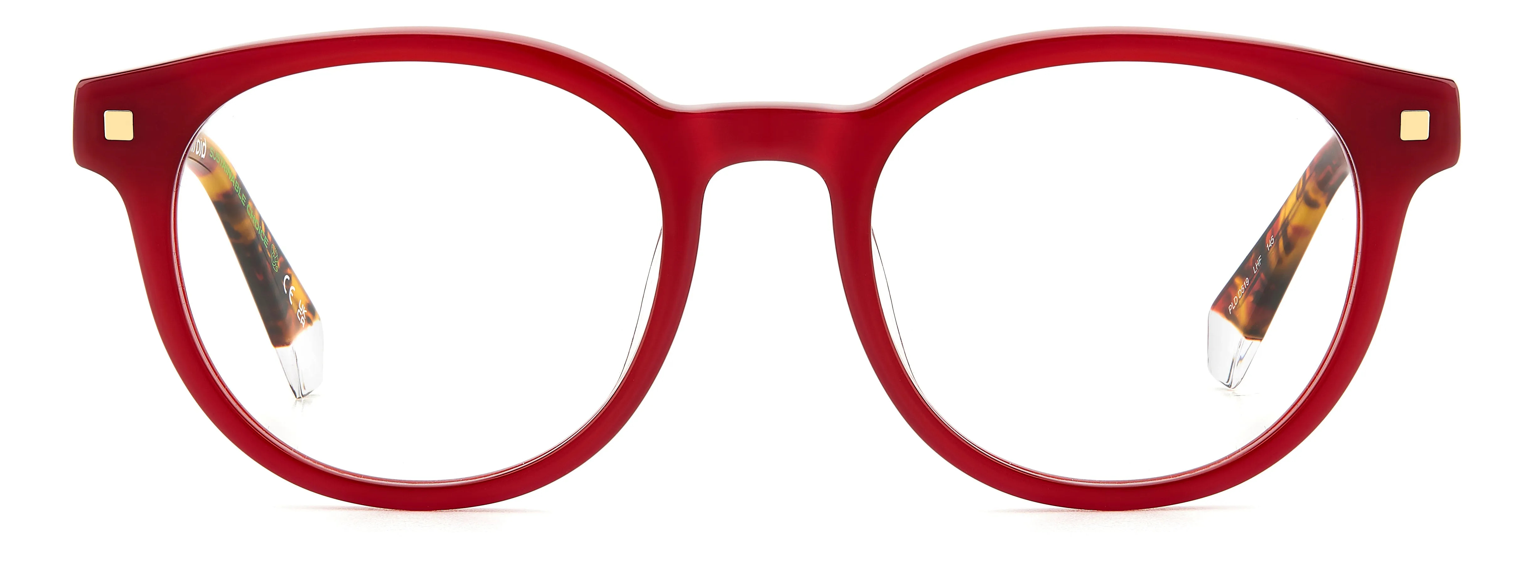 Polaroid PLD D519 LHF Montature da vista Bio-acetato Bordeaux Pantos - immagine 2