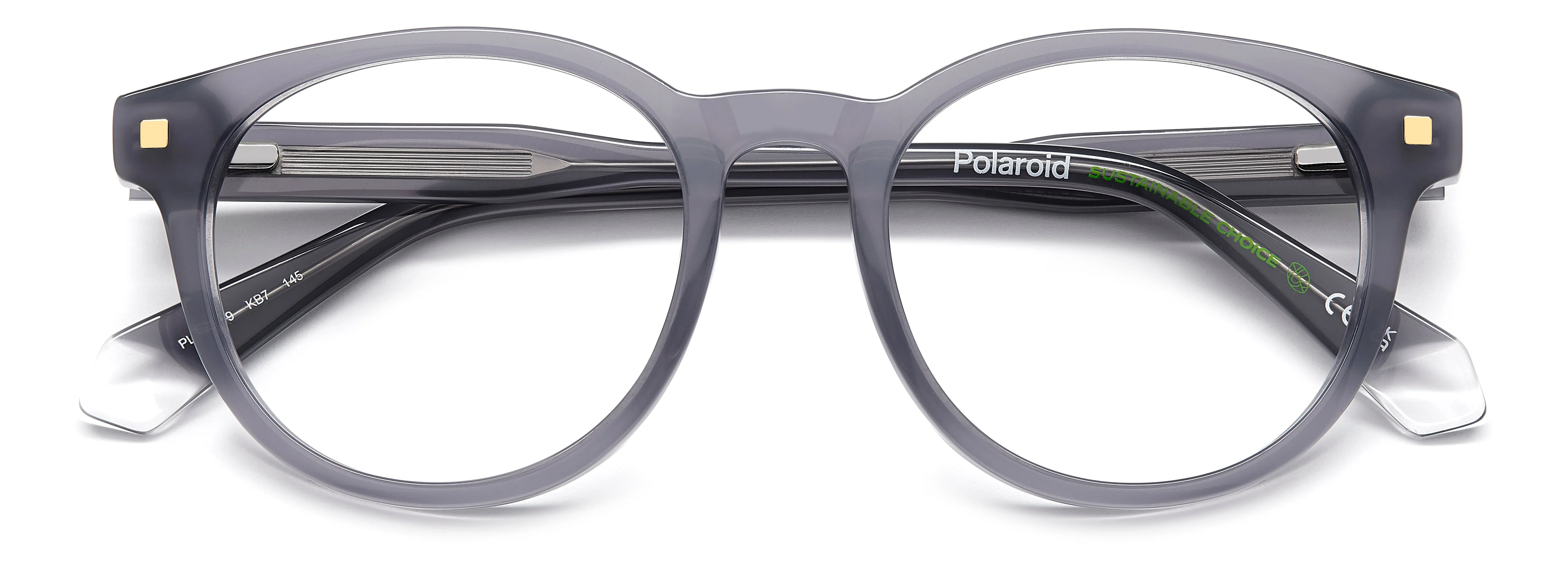 Polaroid PLD D519 KB7 Montature da vista Bio-acetato Grigio Pantos - immagine 3