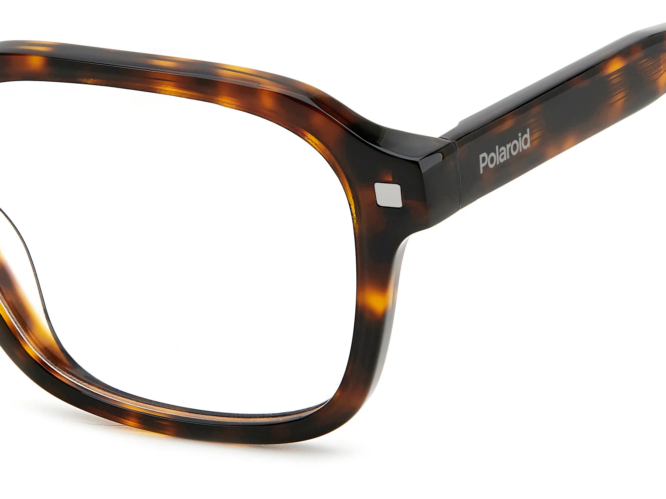 Polaroid PLD D518 086 Montature da vista Bio-acetato Havana Squadrata - immagine 4