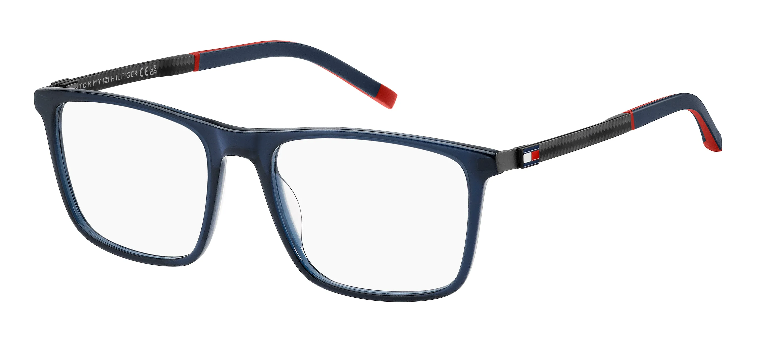Tommy Hilfiger TH 2081 PJP Montature da vista Acetato Blu Squadrata - immagine 1