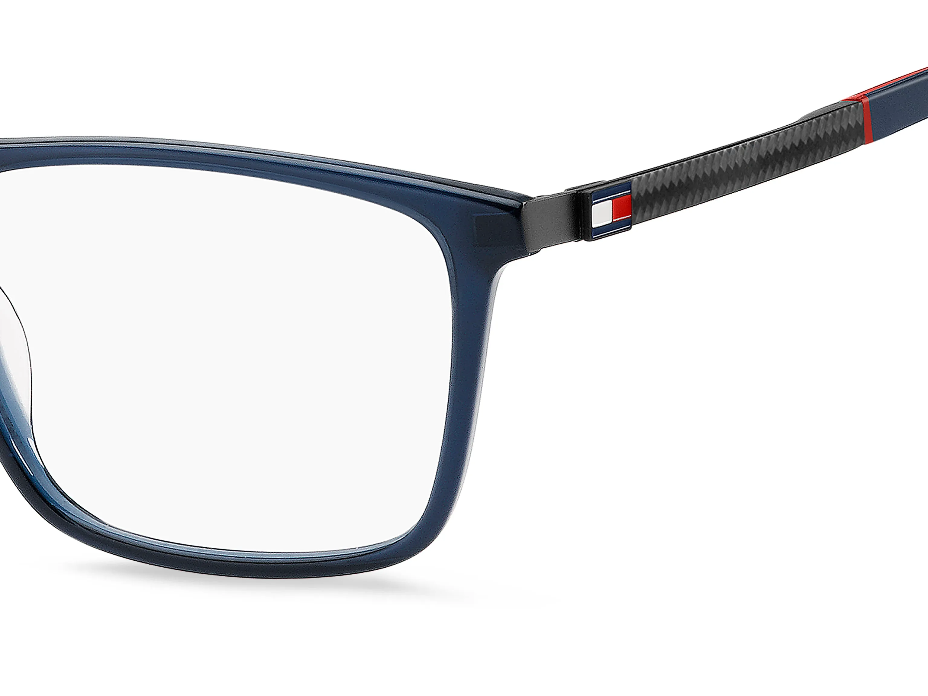 Tommy Hilfiger TH 2081 PJP Montature da vista Acetato Blu Squadrata - immagine 3