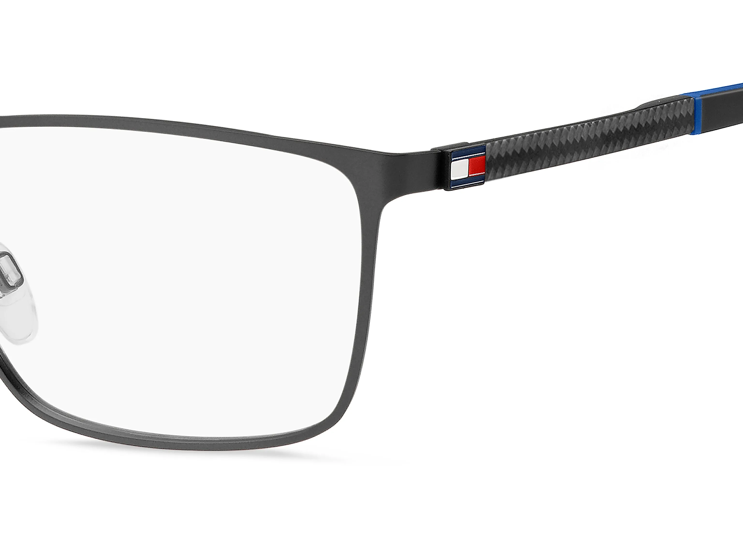 Tommy Hilfiger TH 2080 SVK Montature da vista Acciaio Grigio/Nero Squadrata - immagine 3