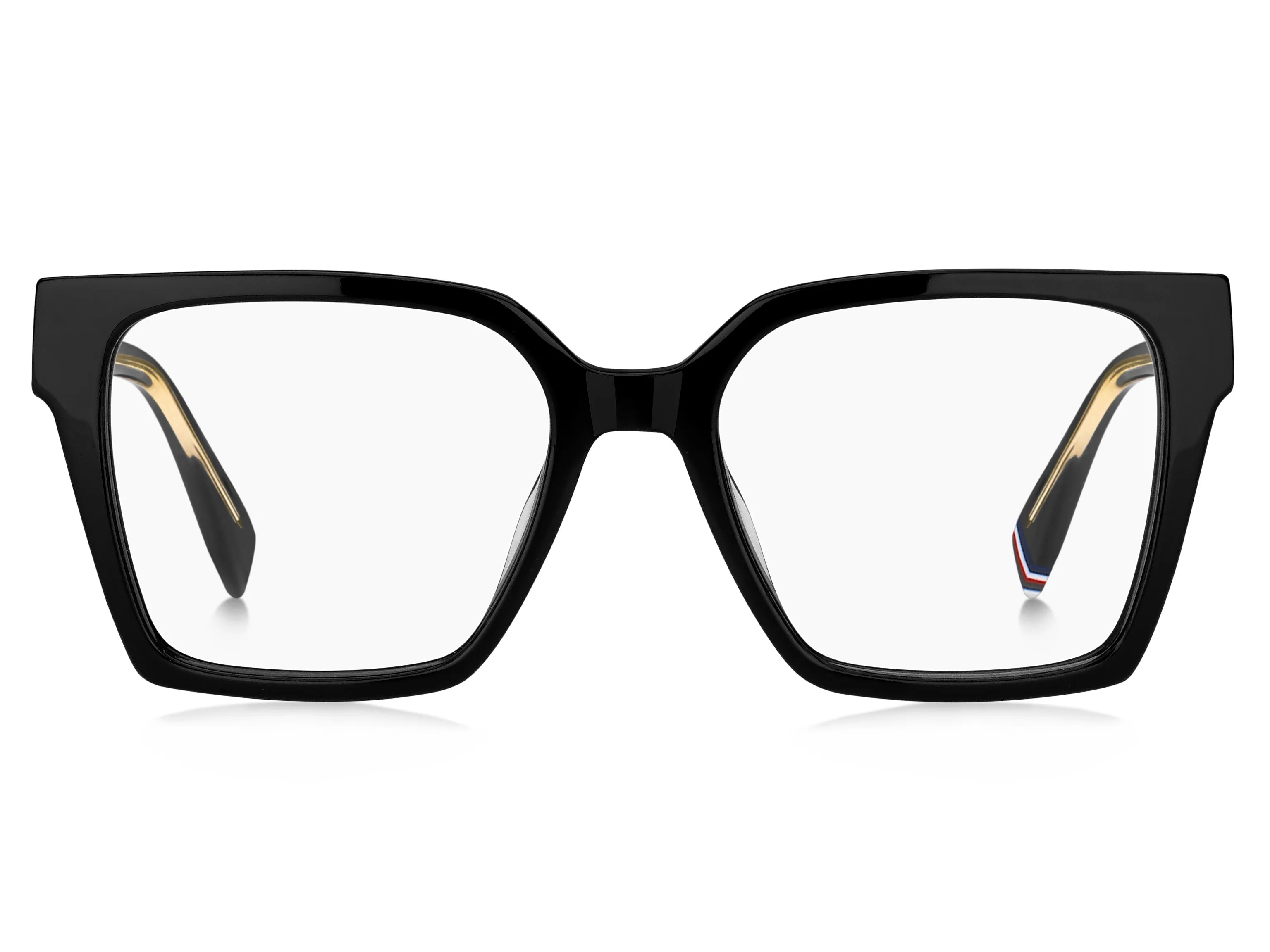 Tommy Hilfiger TH 2103 807 Montature da vista Acetato Nero Squadrata - immagine 2